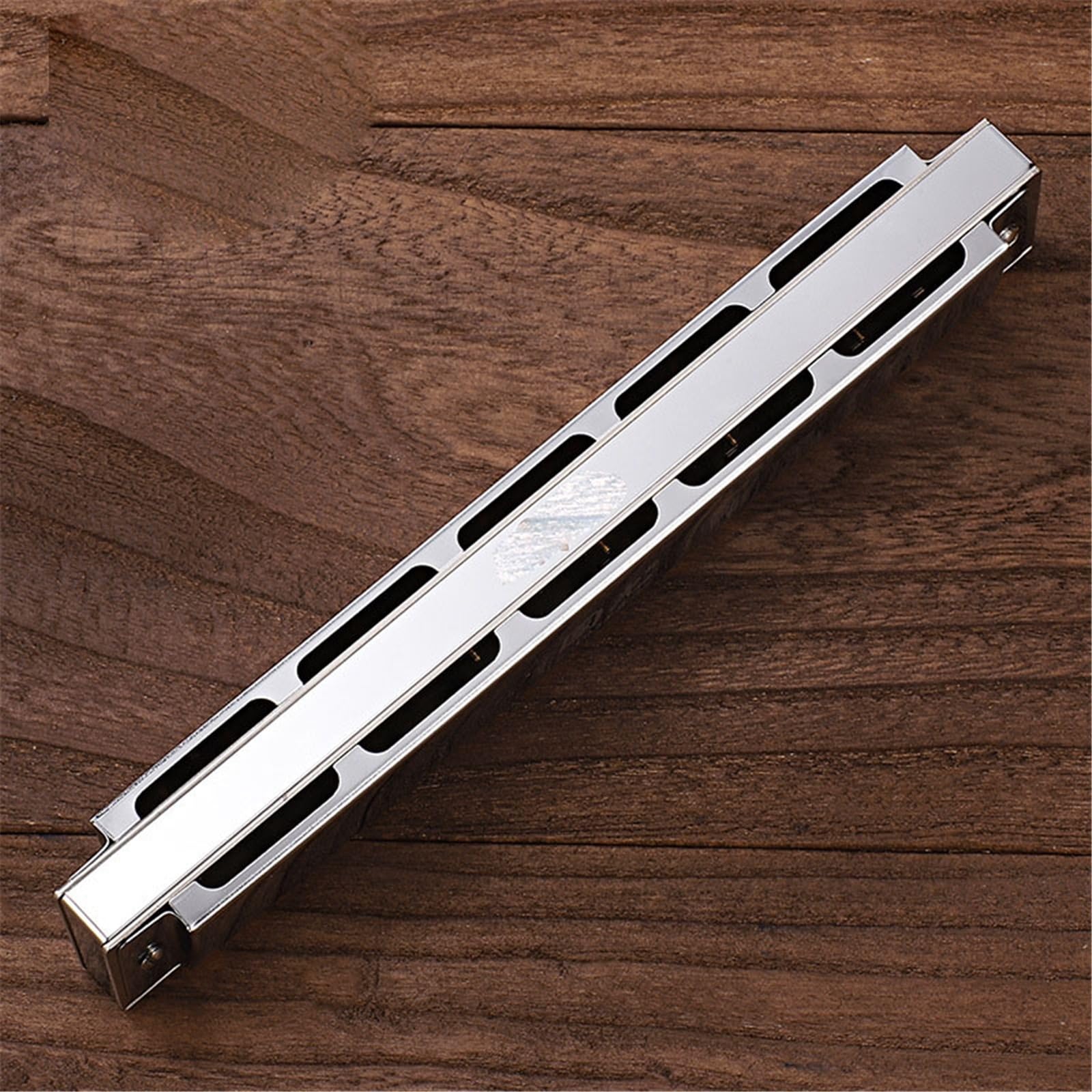 Armonica Blues Armonica a 24 fori Diatonica C | Armonica con cornice in ottone, do maggiore diatonica a 24 fori, per principianti e adulti.