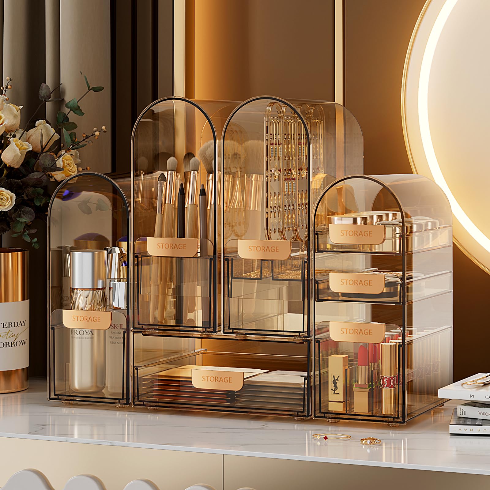Makeup Organizer Countertop Mimisara Large Makeup Organizer Countertop