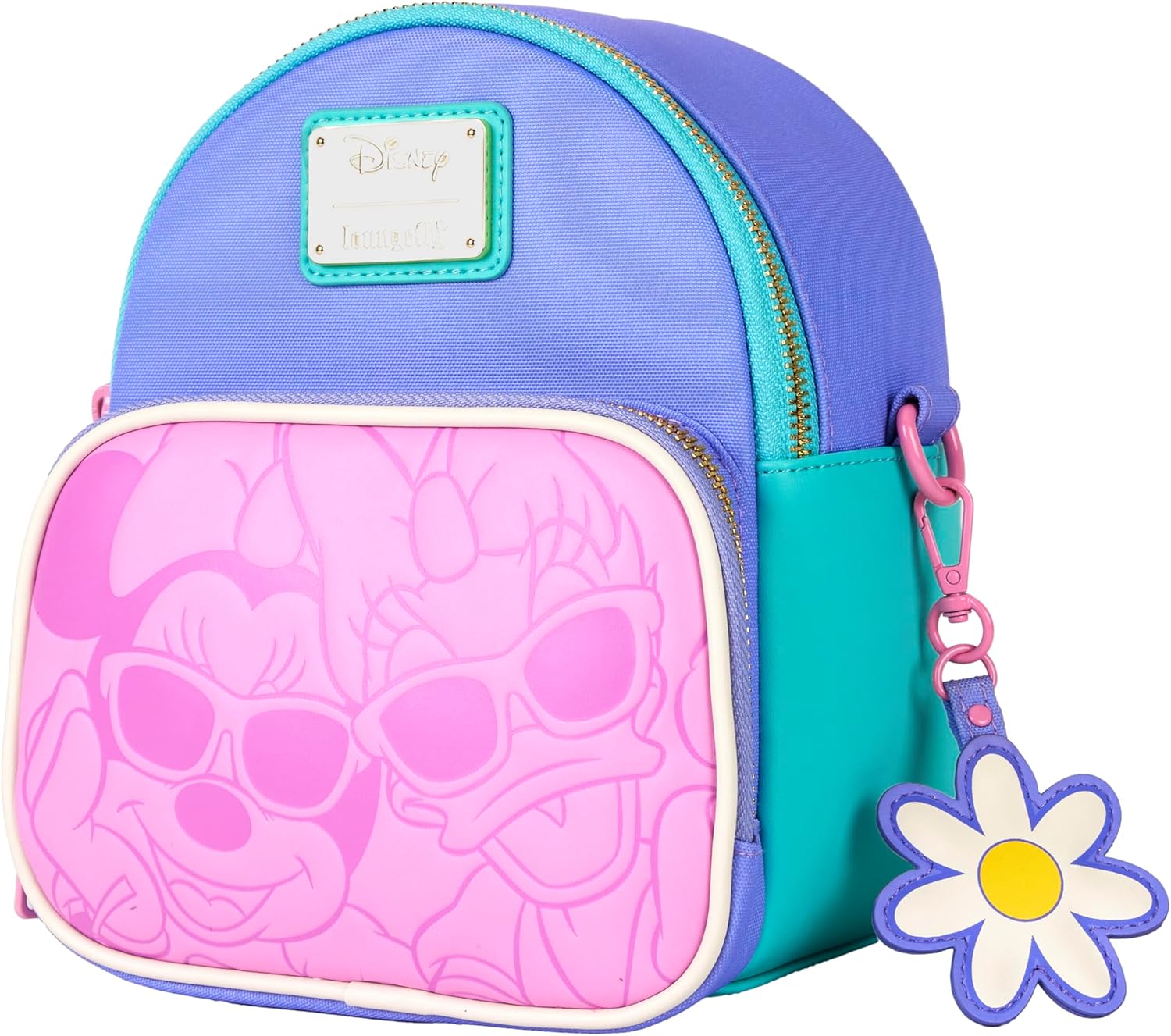 Loungefly Disney Daisy Duck & Minnie Mouse Mini Convertible Backpack - Image 2