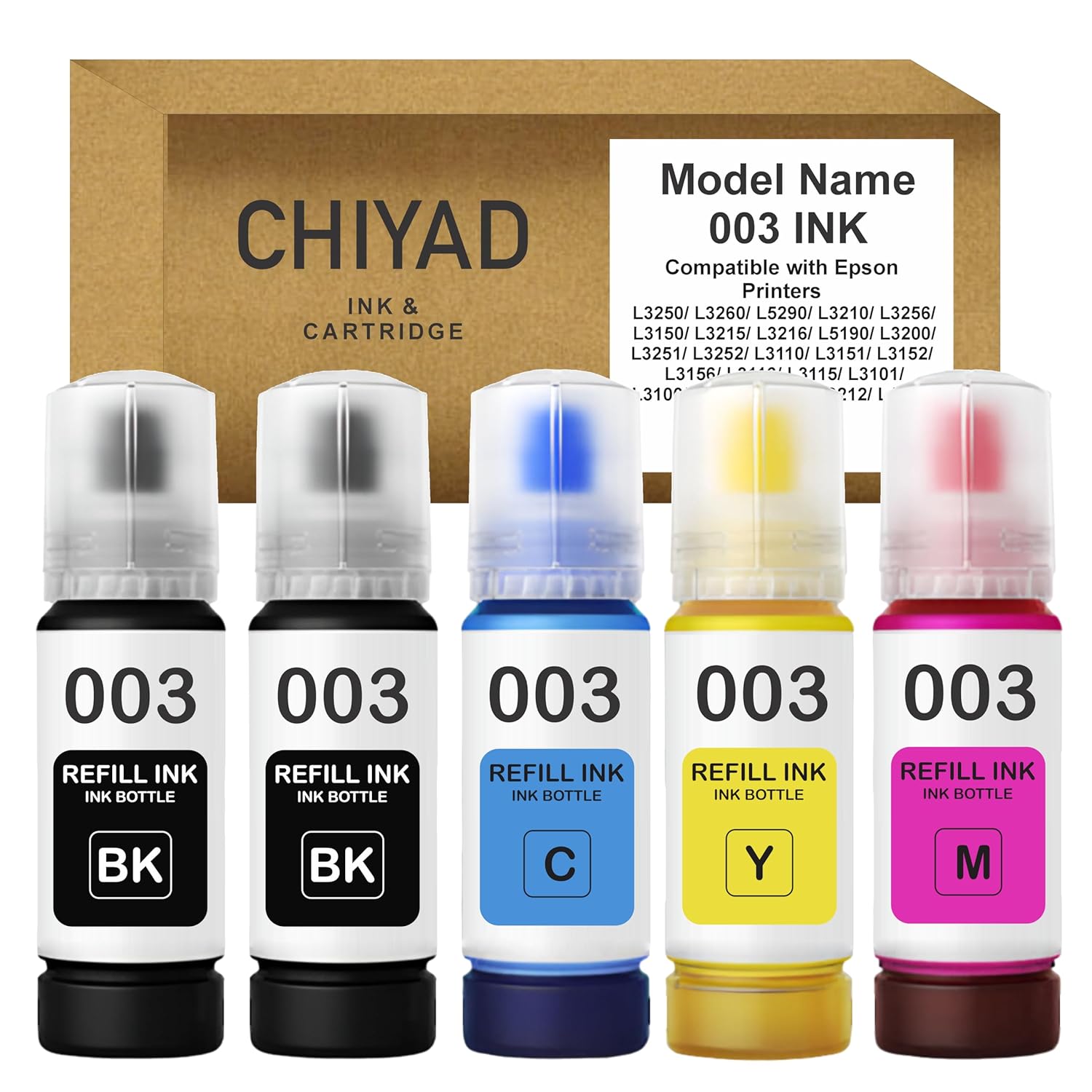 003 Ink Compatible for Epson L3250,...