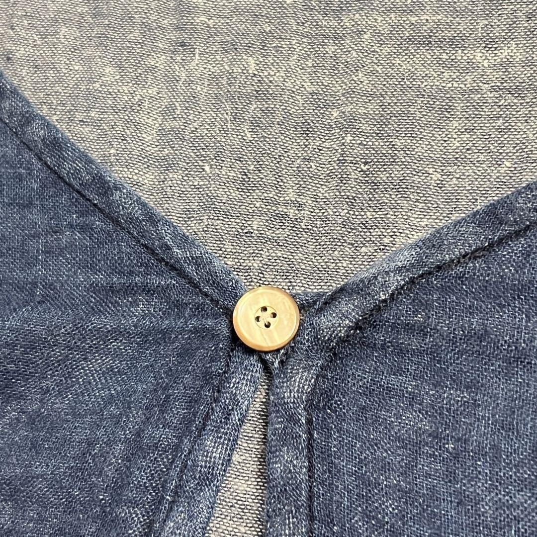 Amazon.co.jp: 45R インディゴ 抜染 フラワー ワンピース 45rpm  