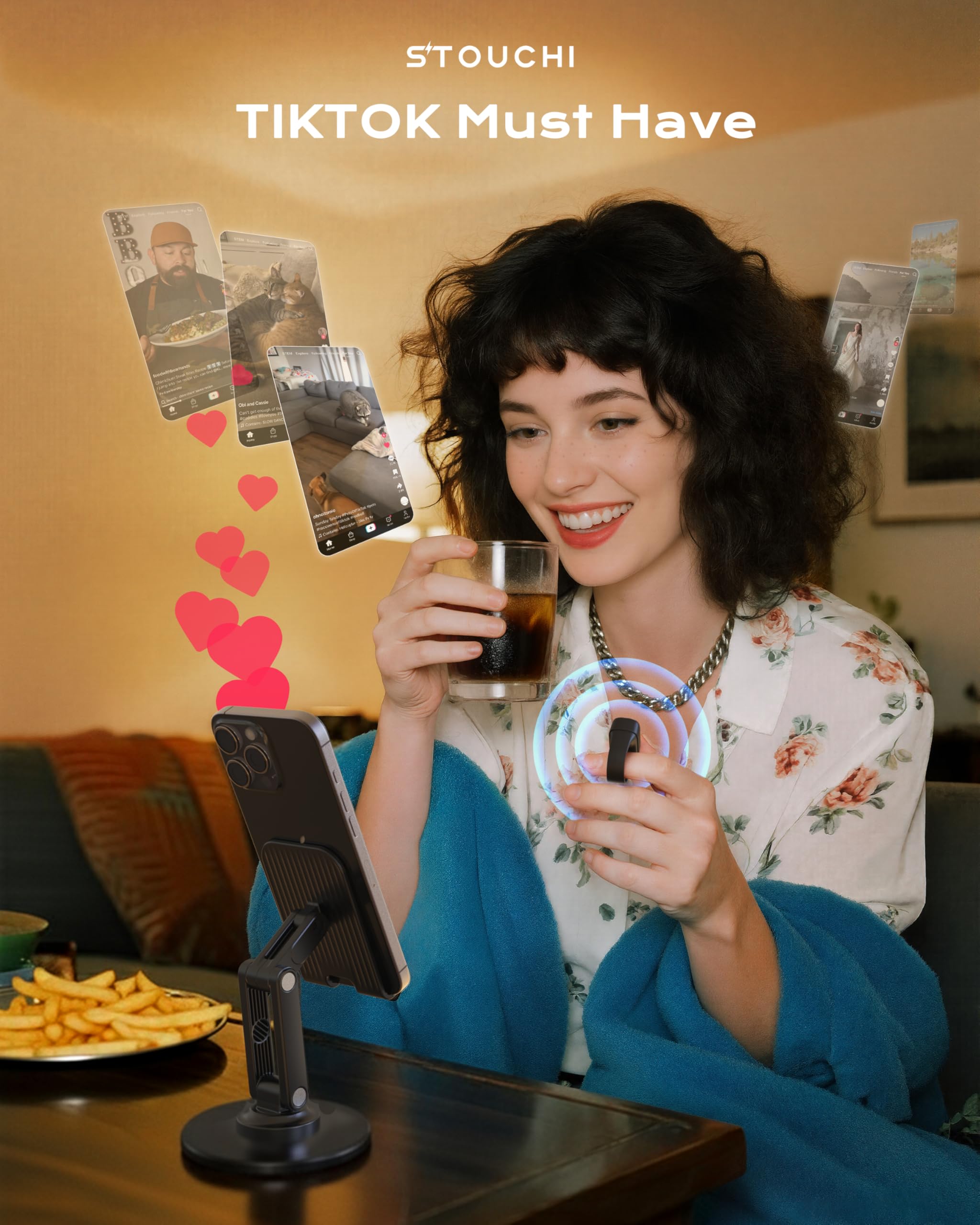 Mando a distancia para TikTok, girador de páginas para iPad iPhone