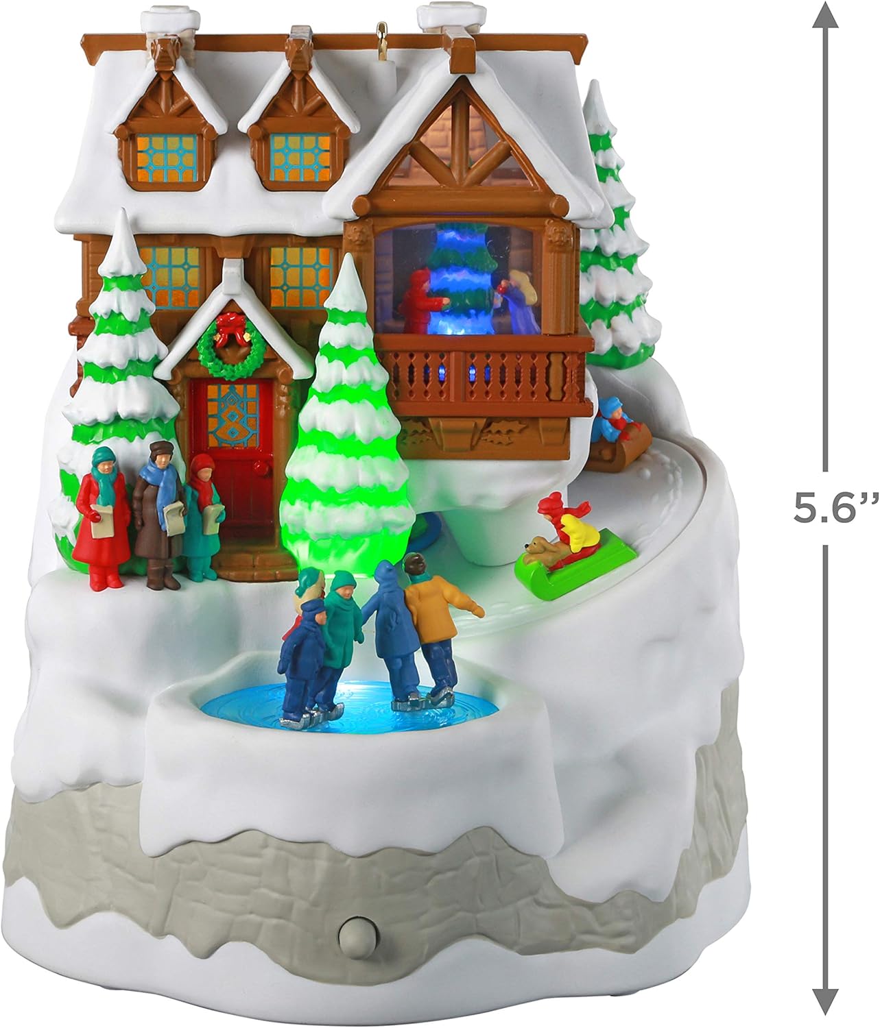 Hallmark Keepsake Christmas Ornament 2020 Year-Dated, Nostalgic Houses and Shops Traditional Clapboard Two-Story Home