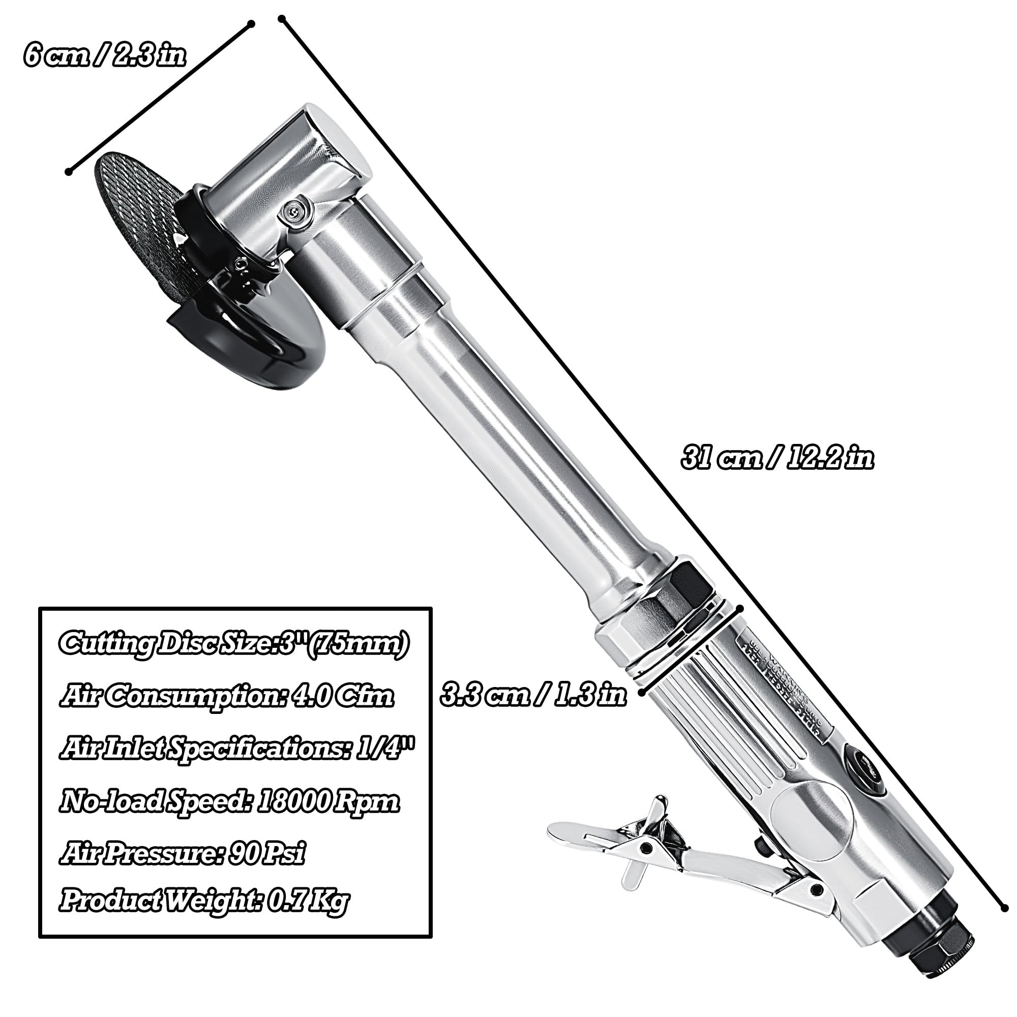 Pneumatic Cut Off Tool - 18000RPM Air Grinder -2