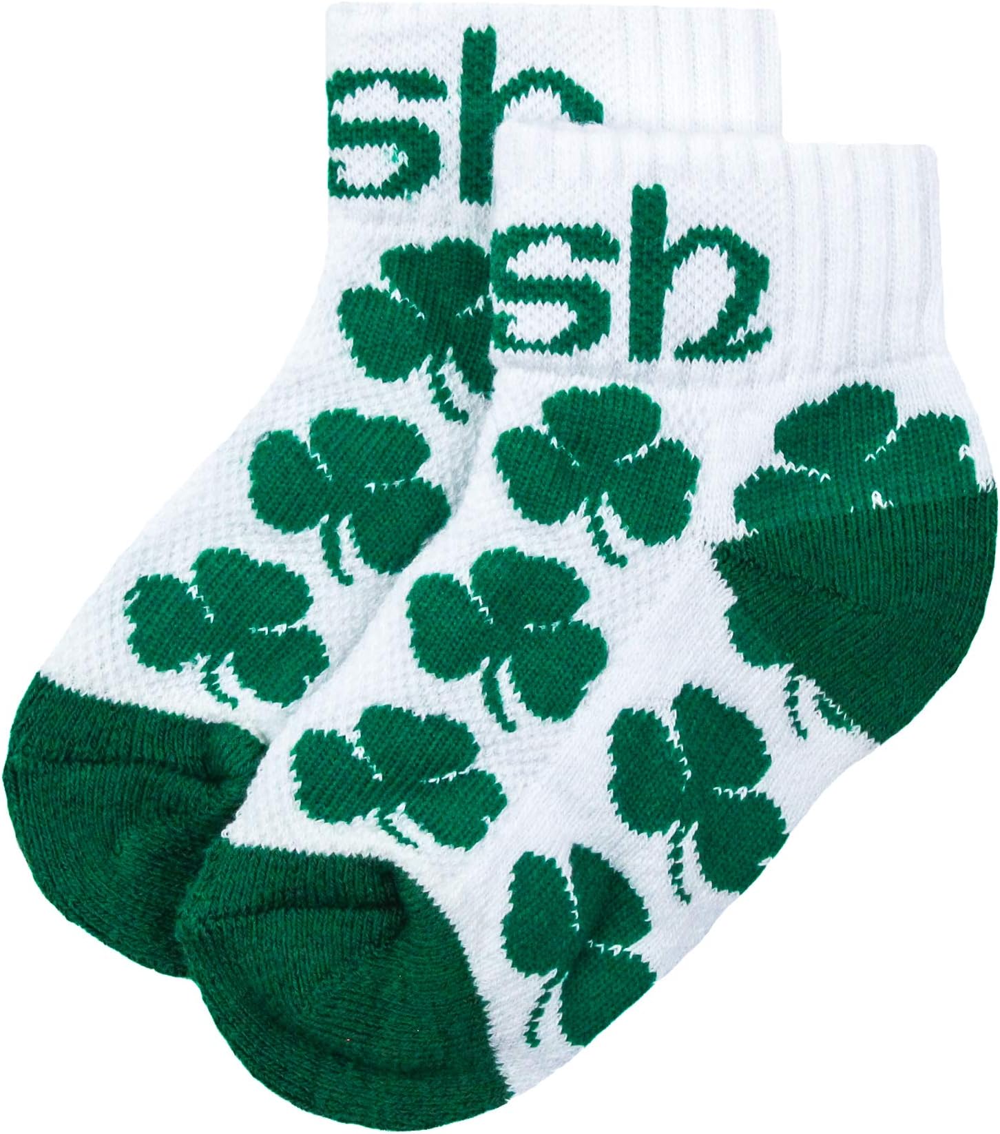 NCAA Notre Dame Fighting Irish Unisex Irish Baby Qtr Sockirish Baby Qtr Sock, Green, BAX 12-24 Months