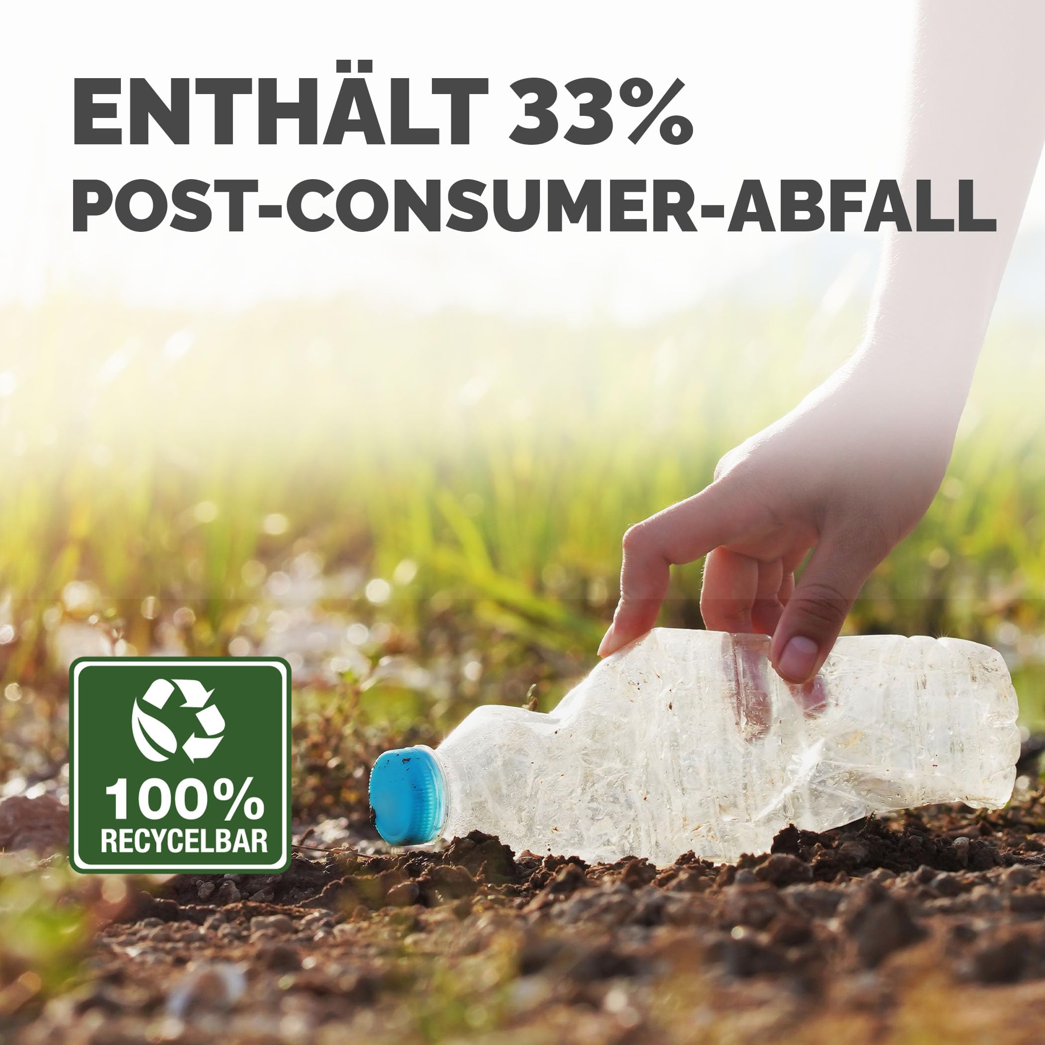 BANKERS BOX 38L Kunststoff-Aufbewahrungsbox 3er-Pack, BPA-frei & 100% recycelte Deckel, verschachtelbar & stapelbar, Staubschutzdeckel, 25x38x56cm, ideal für Haus & Büro Organisation