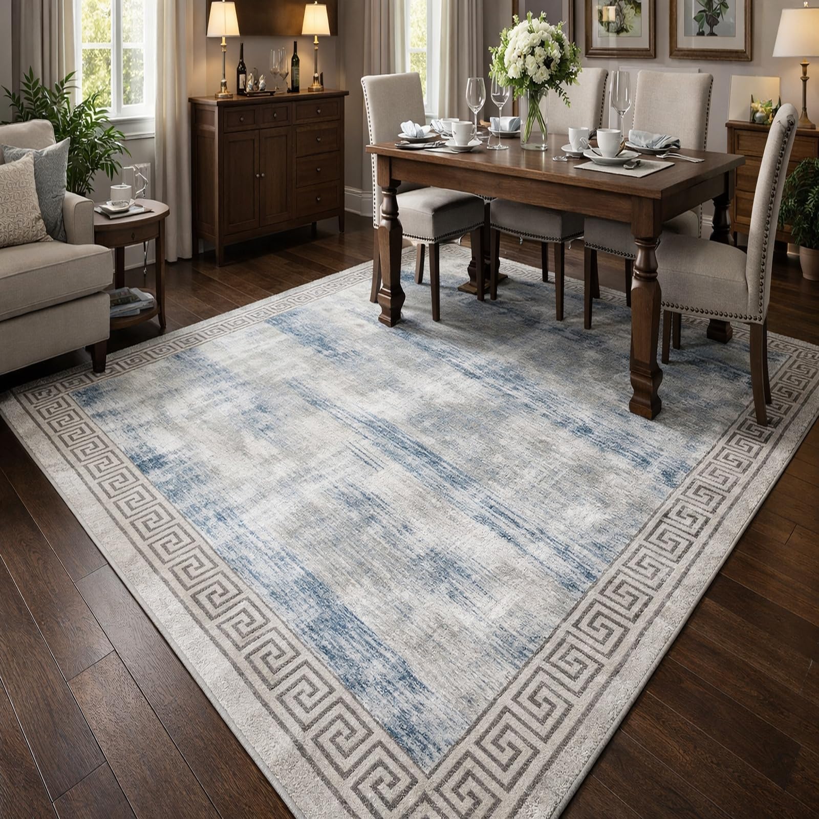 Alfombras para dormitorio Rururug 80x120cm pelo corto gris