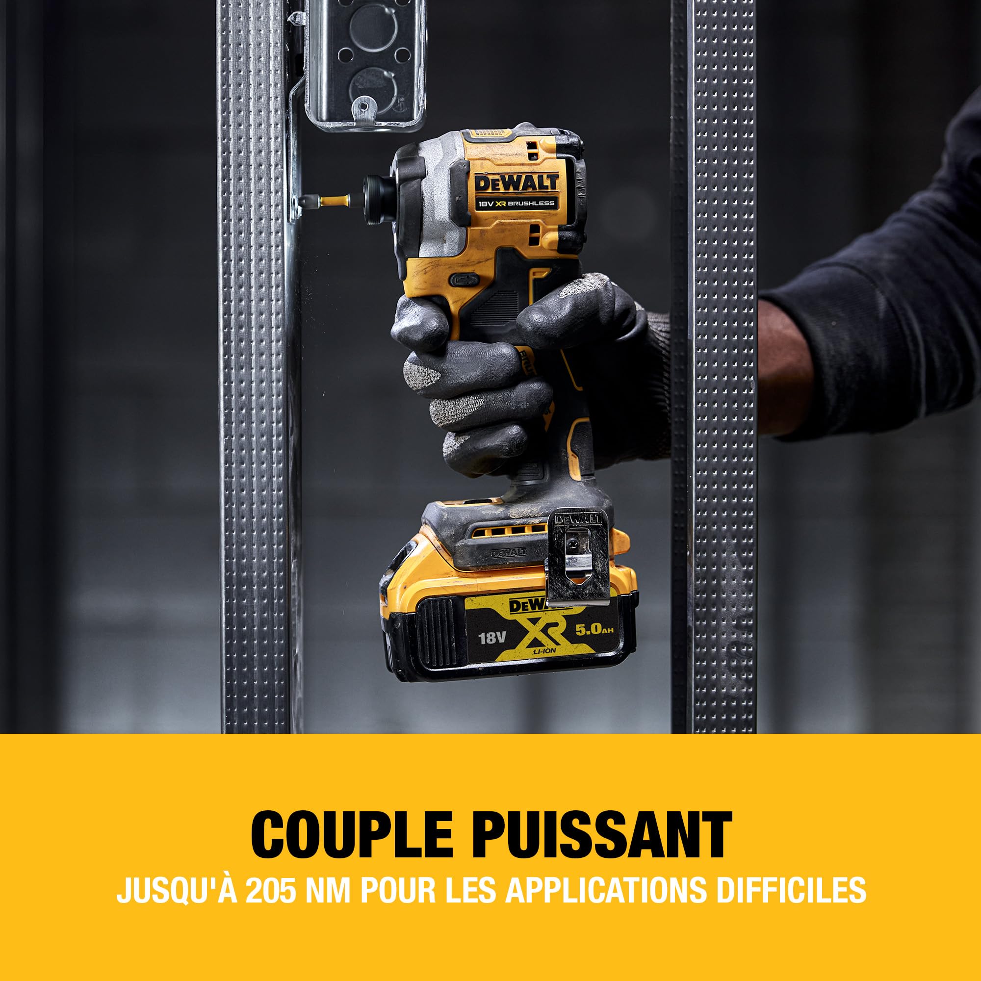 DEWALT Visseuse à Chocs Compacte XR 18V Brushless DCF850N-XJ
