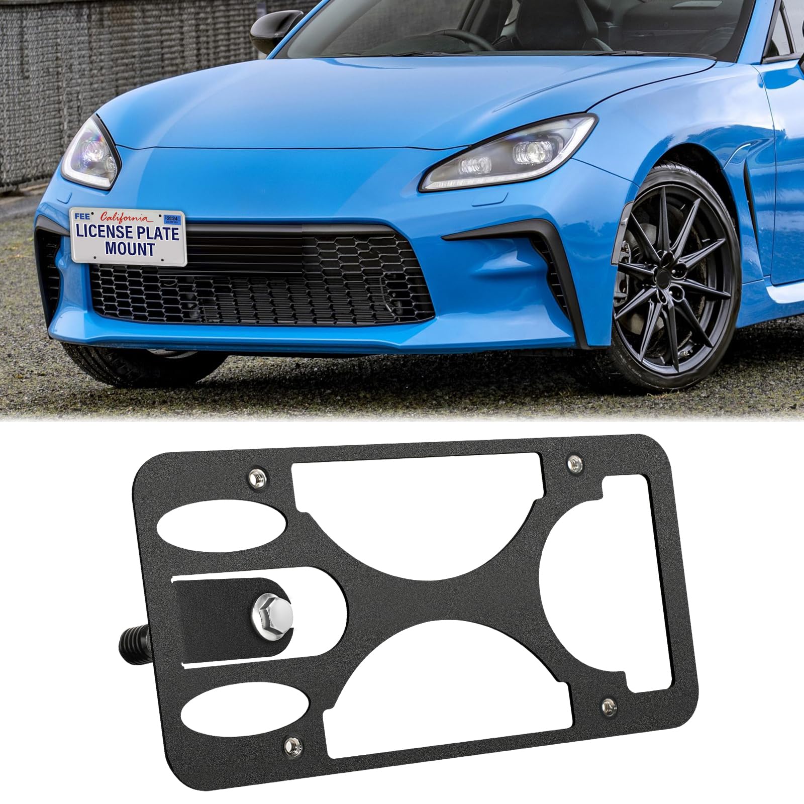 Photo 1 of Front Bumper License Plate Mount Fits Toyota GR86 2022-2025
