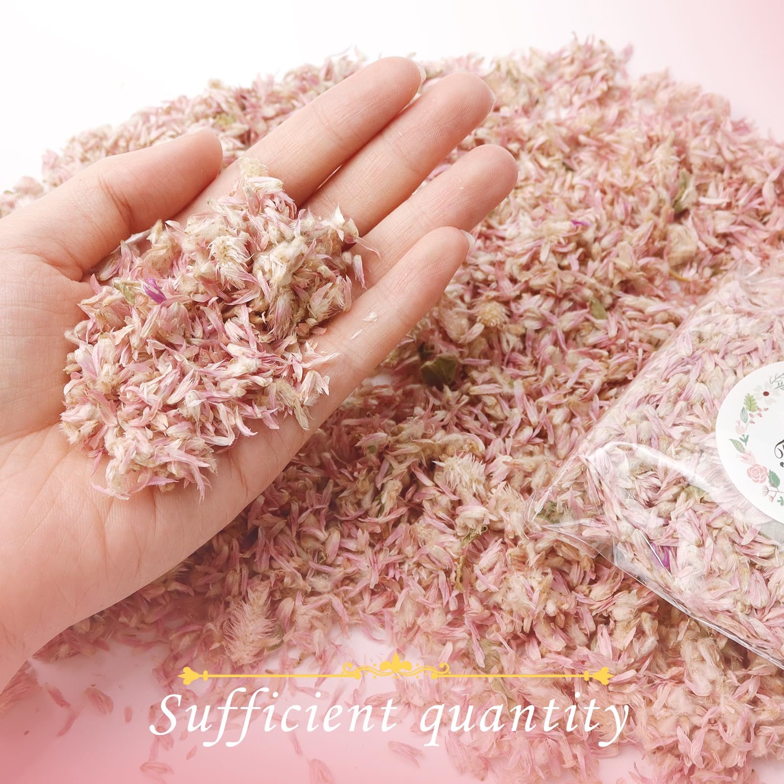 12 Confezioni di Coriandoli di petali Matrimonio Biodegradabili per Fiori Secchi per Feste Compleanni Decorazione della Nuziale (A)