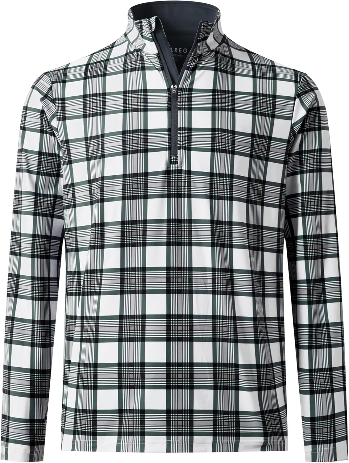 M MAELREG Quarter Zip Golf Pullover Men Dry Fit Long Sleeve Performance Wicking 1/4 Zip Full Print Pullover Mens Sweatshirt