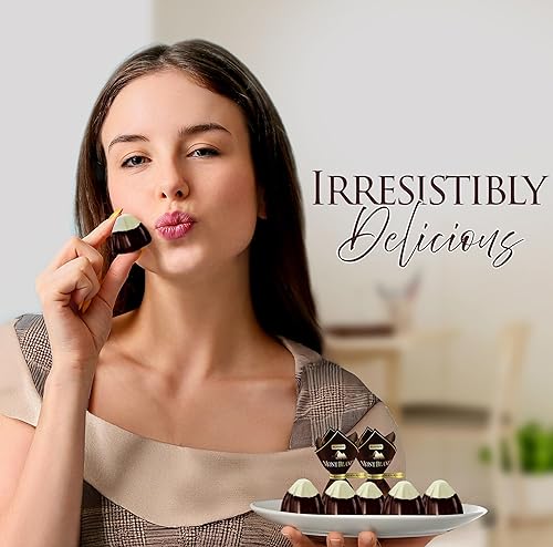 Miniatura 4 de Roshen Mont Blanc con avellanas enteras, Kosher y Halal, deliciosos, deliciosos dulces gourmet a granel 2.2 lb1kg