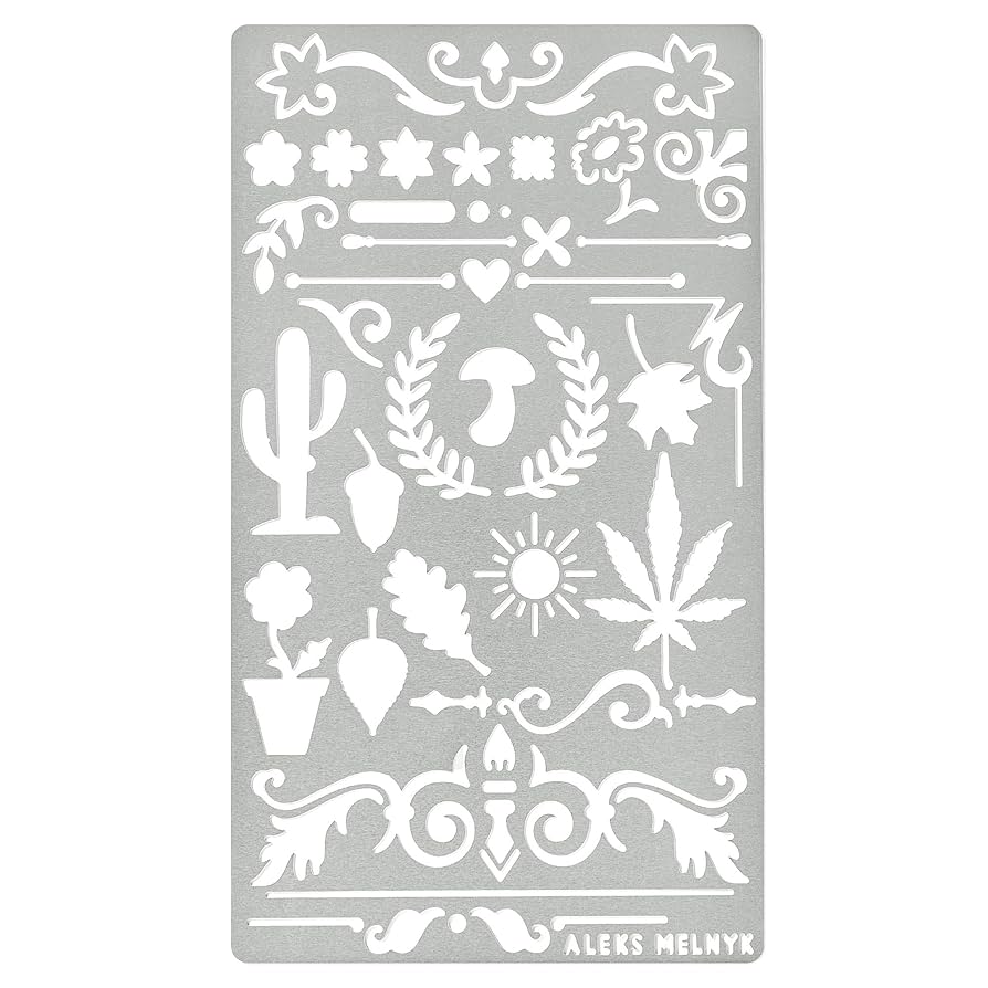 (未使用･未開封品)　Aleks Melnyk 29 メタル ステンシル、ジャーナル、描画テンプレート、スクラップブッ、ステンシル、描画ツール、テンプレート、ステンシル、ルー 6k88evb 楽天市場】【中古】(未使用・未開封品) Aleks Melnyk 29 メタル
