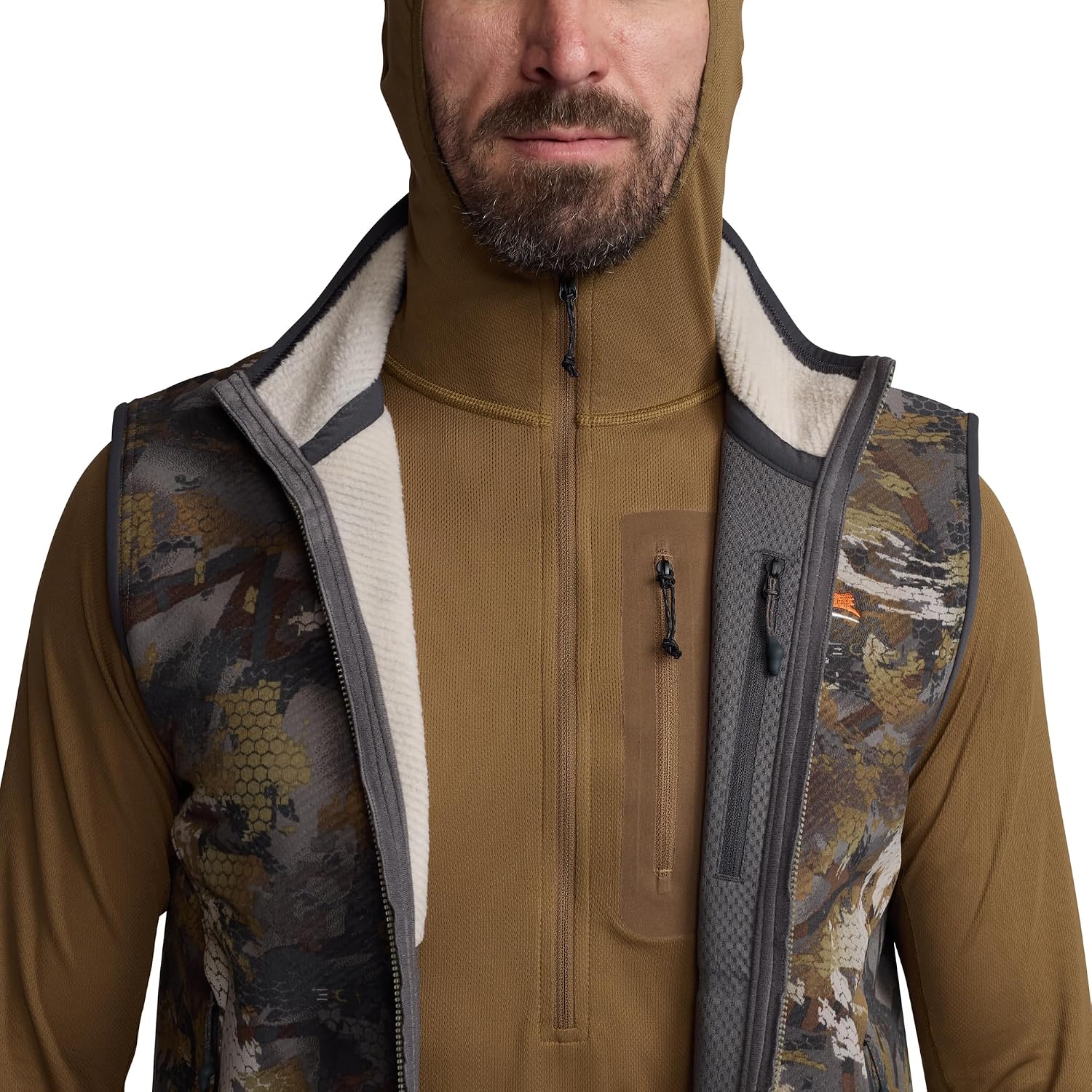 SITKA Alpha Fleece Vest - Heavy Duty Fleece Hunting Vest for Men