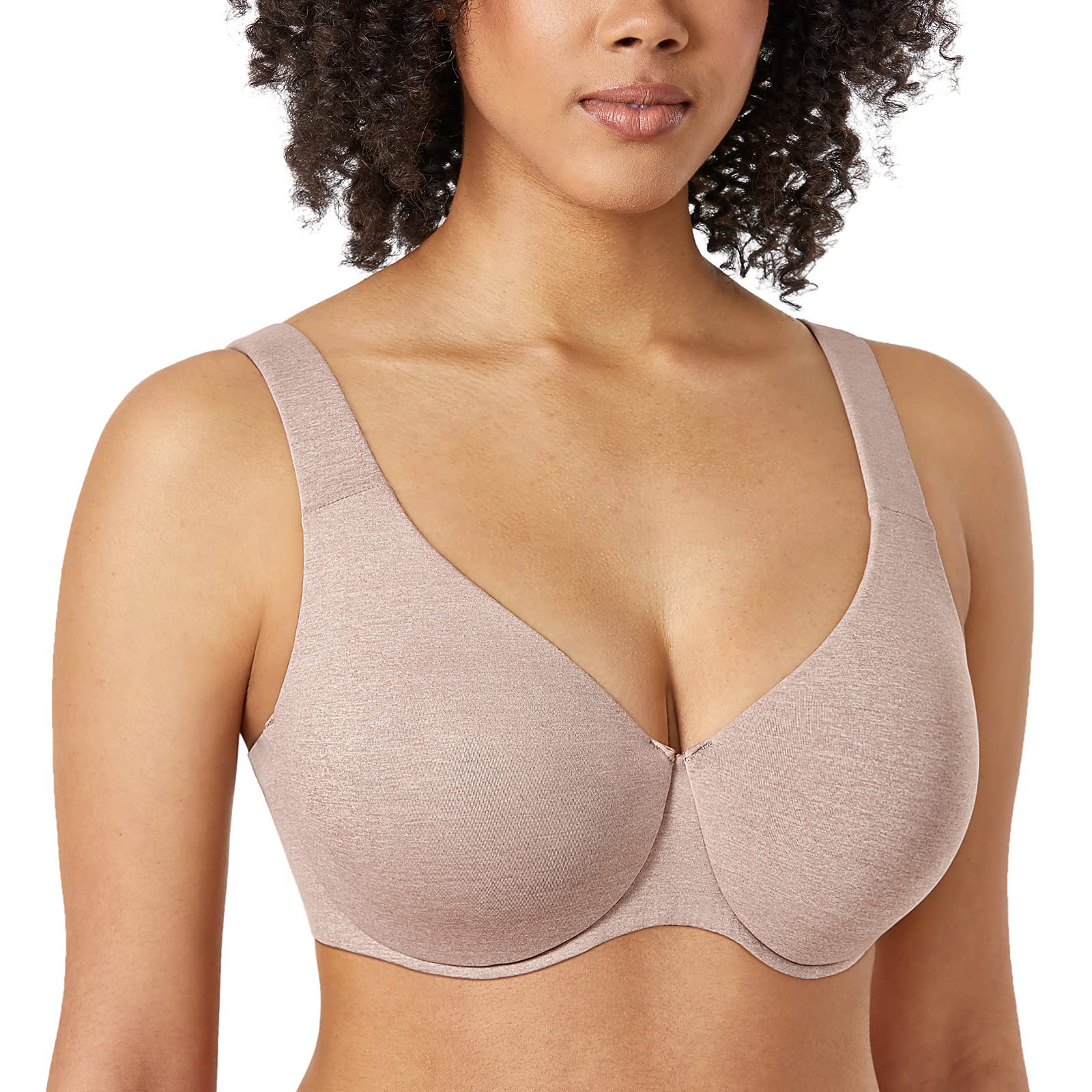 Sponsored Ad – Women's Minimiser Bra Plus Size Non Padded Underwired Seamless Comfort Bras