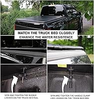 Vista 8 de Mamoru Cubierta Rígida Tri-Fold de 6.5 Pies para Caja de Camioneta para Ford F-150 FRP 2015 2016 2017 2018 2019 2020 2021 2022 2023 2024 2025 2026