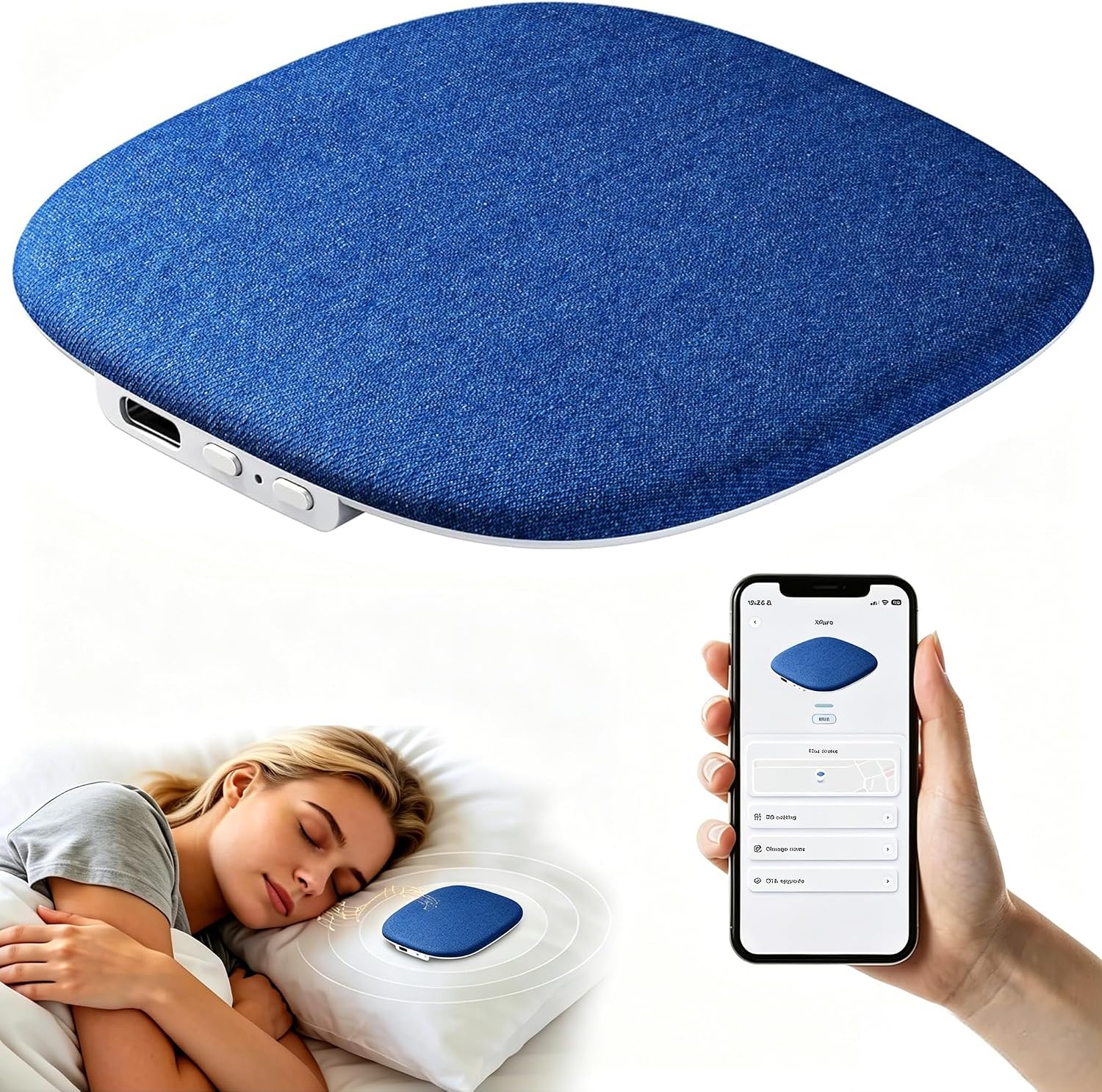 Under Pillow Sleep Speaker, Flat Bluetooth Pillow Speaker for Sleeping