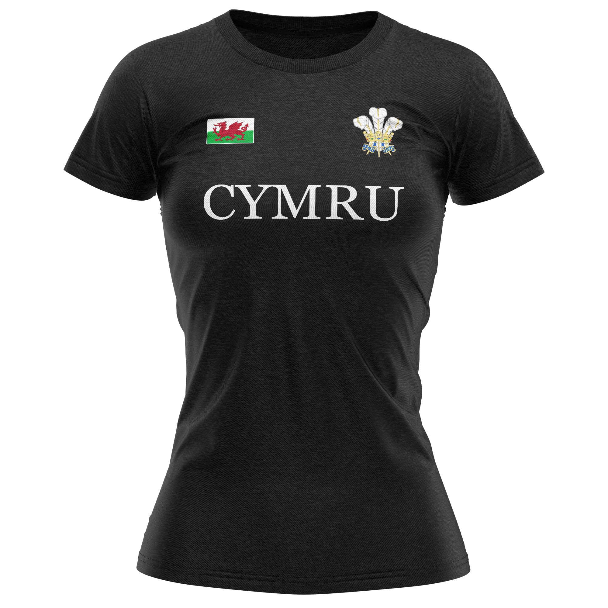 Cymru - Camiseta de rugby para mujer, diseño del príncipe de Gales, regalo de las naciones galesas