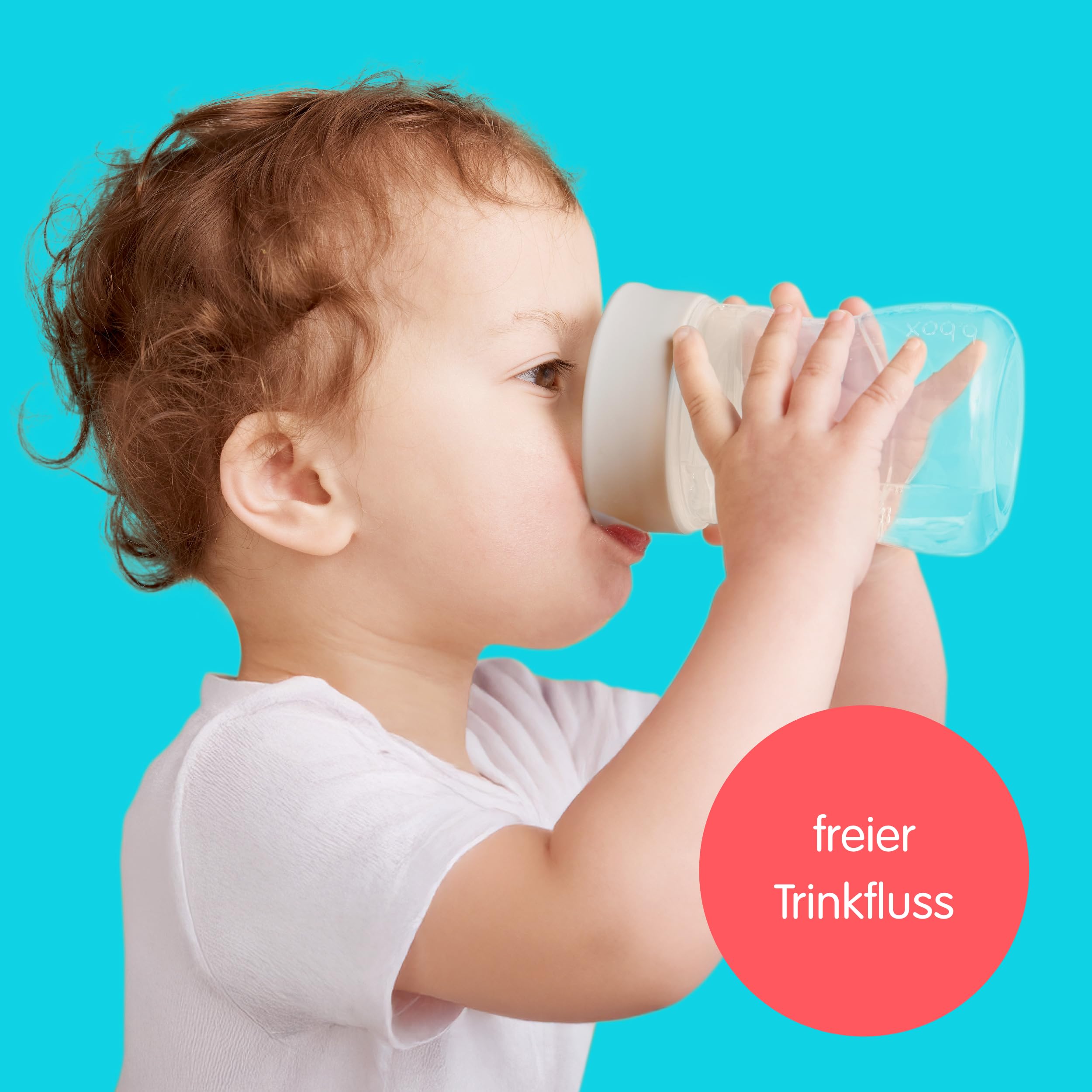 b.box Kleinkind 3-in-1 Vorteilspaket | Ein Becher, drei Deckel zur Unterstützung der Trinkentwicklung von Babys und Kleinkindern. BPA-frei, spülmaschinenfest | Ab 4 Monaten | 240 ml