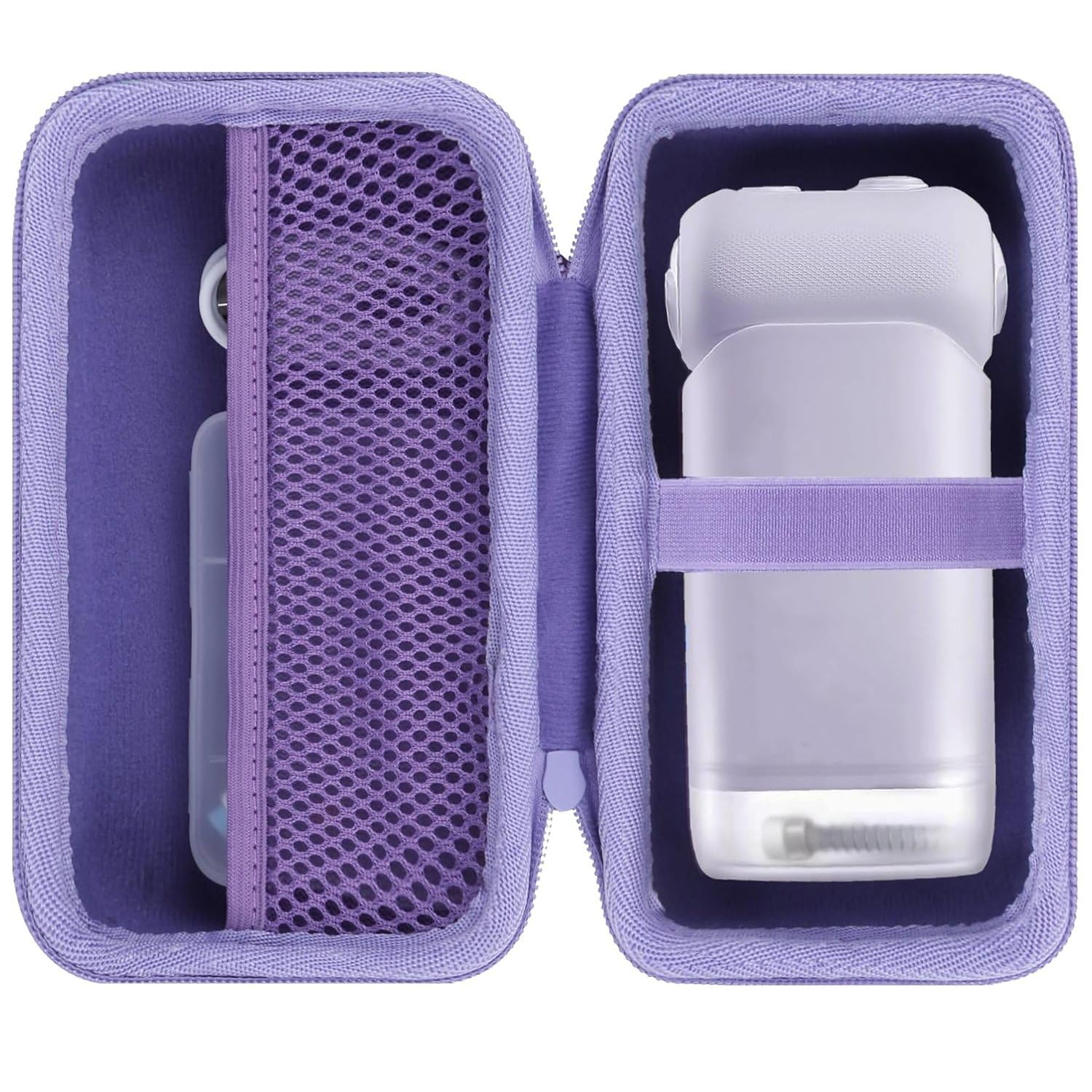Lebakort Duro Viajar Caja Estuche Funda para usmile Irrigador bucal portátil C10 / C10s (Púrpura)