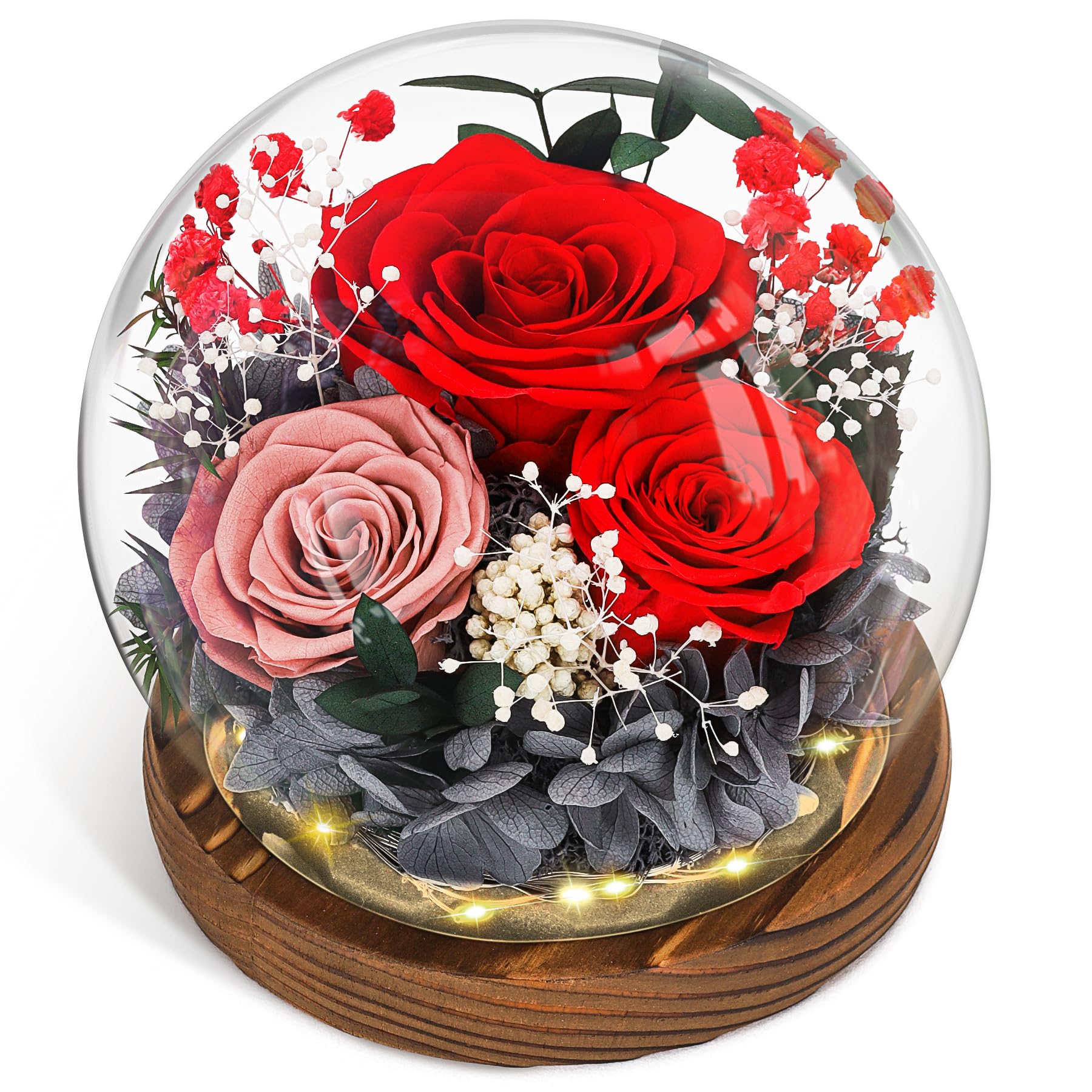 Dsuto Fiori neri per la festa della mamma, regali per la nonna, rose