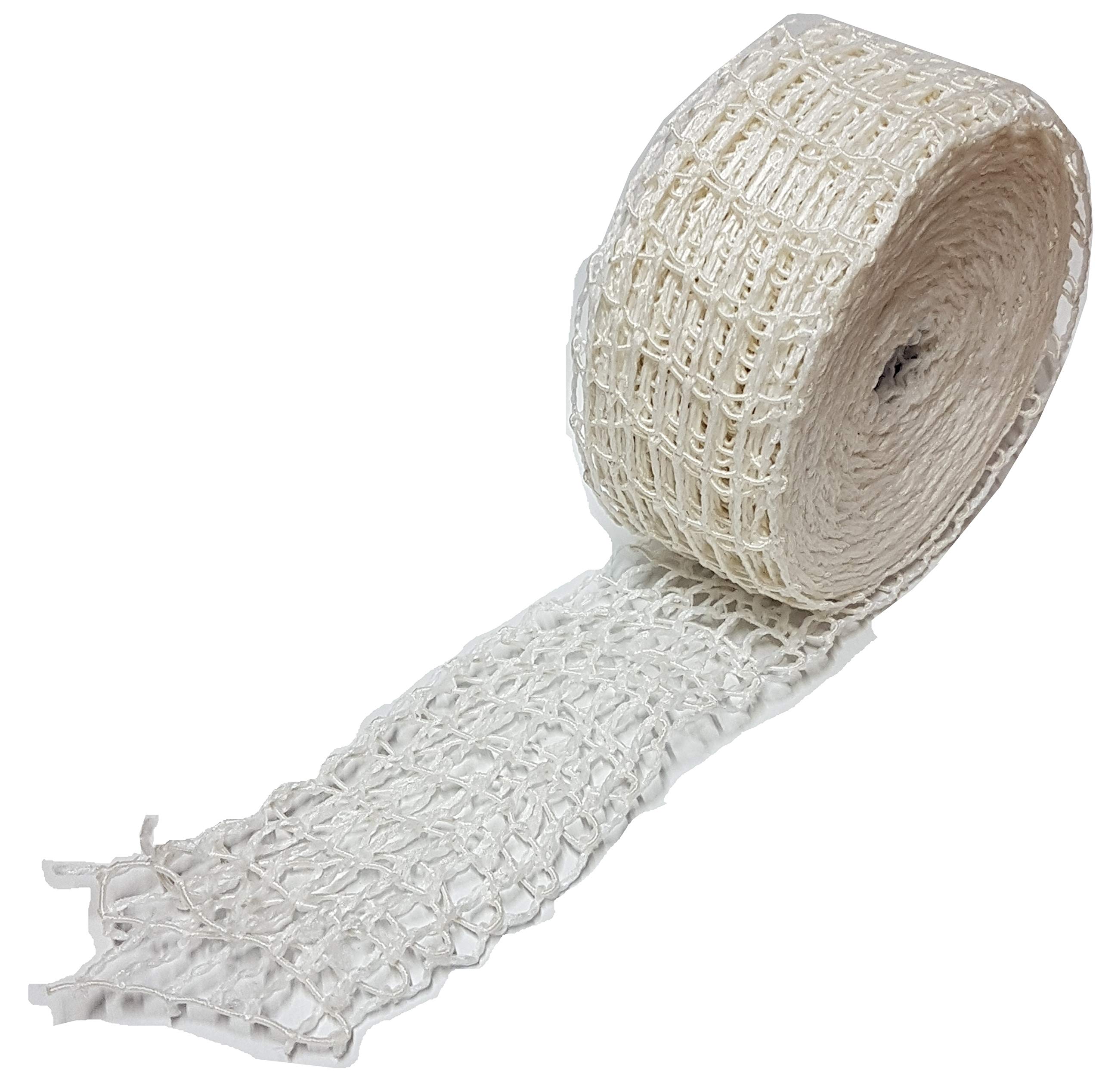 Schinkennetz Rollbratennetz Räuchernetz weiß natur 20er Kaliber elastisch 5 m
