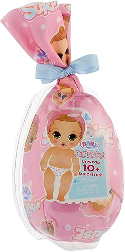 Baby Born Surprise Muñecas coleccionables con pañal de cambio de color, multicolor