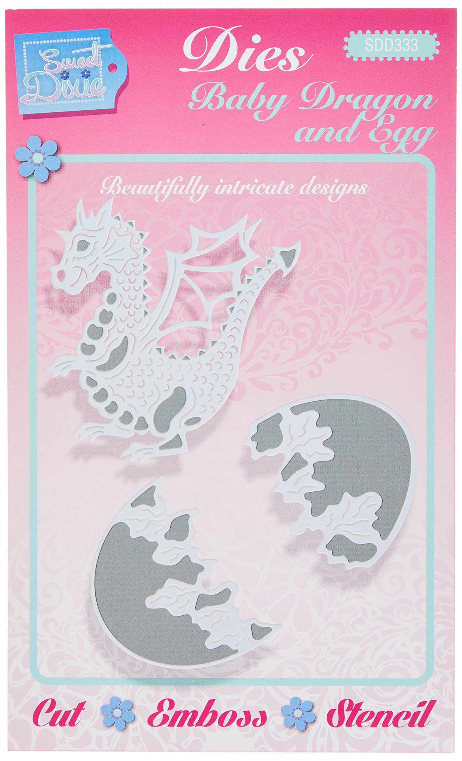 Sweet Dixie Grey Sdd333 Cutting Die, Metal, Medium