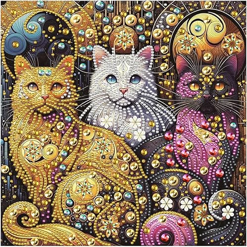 Miniatura 9 de FHBUBPUP Kits de Pintura de Arte de Diamantes de Flores para Adultos, Arte de Diamantes de Forma Especial 5D para Principiantes, Arte de Gemas