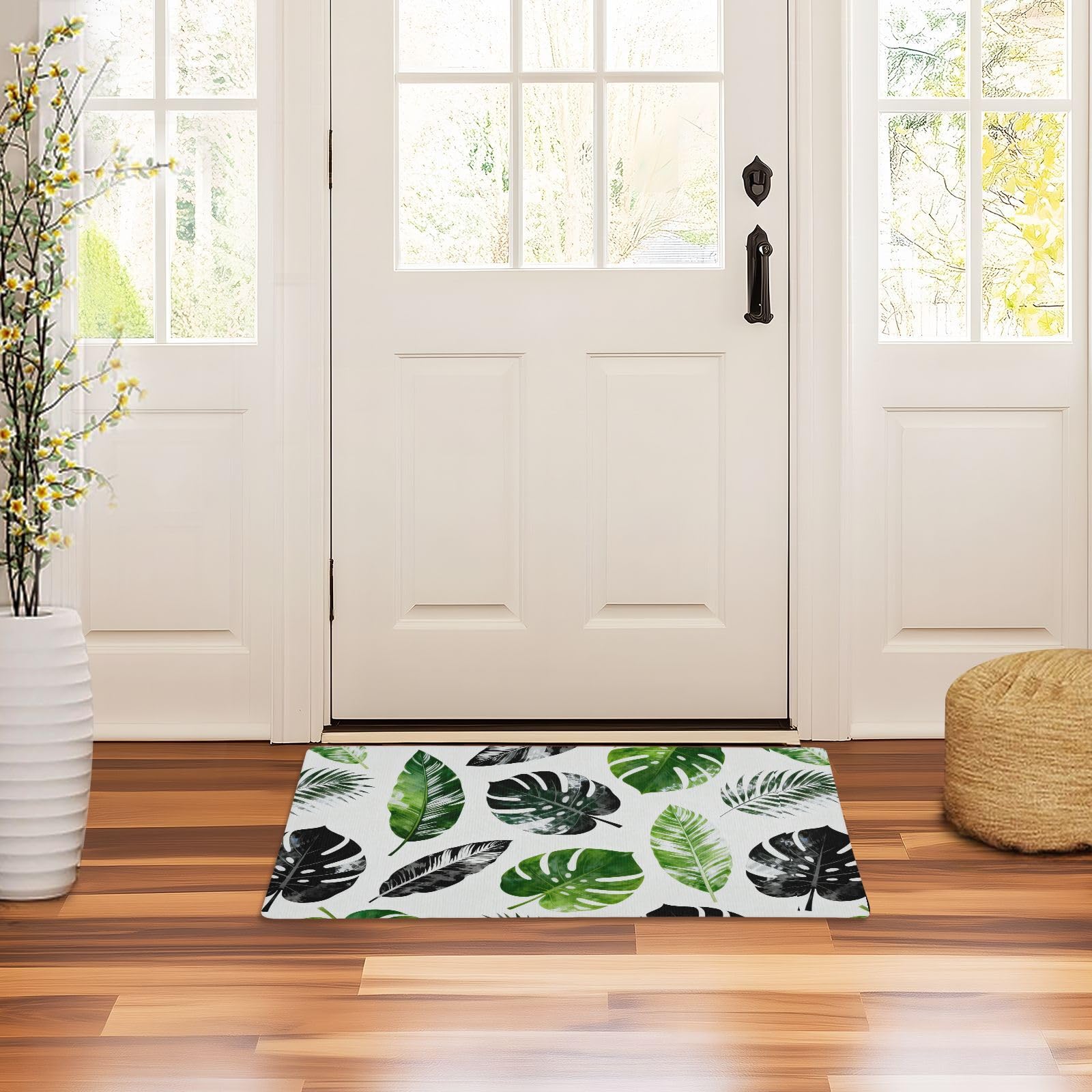 Tapis de sol extra durable en caoutchouc lavable et antidérapant pour garage