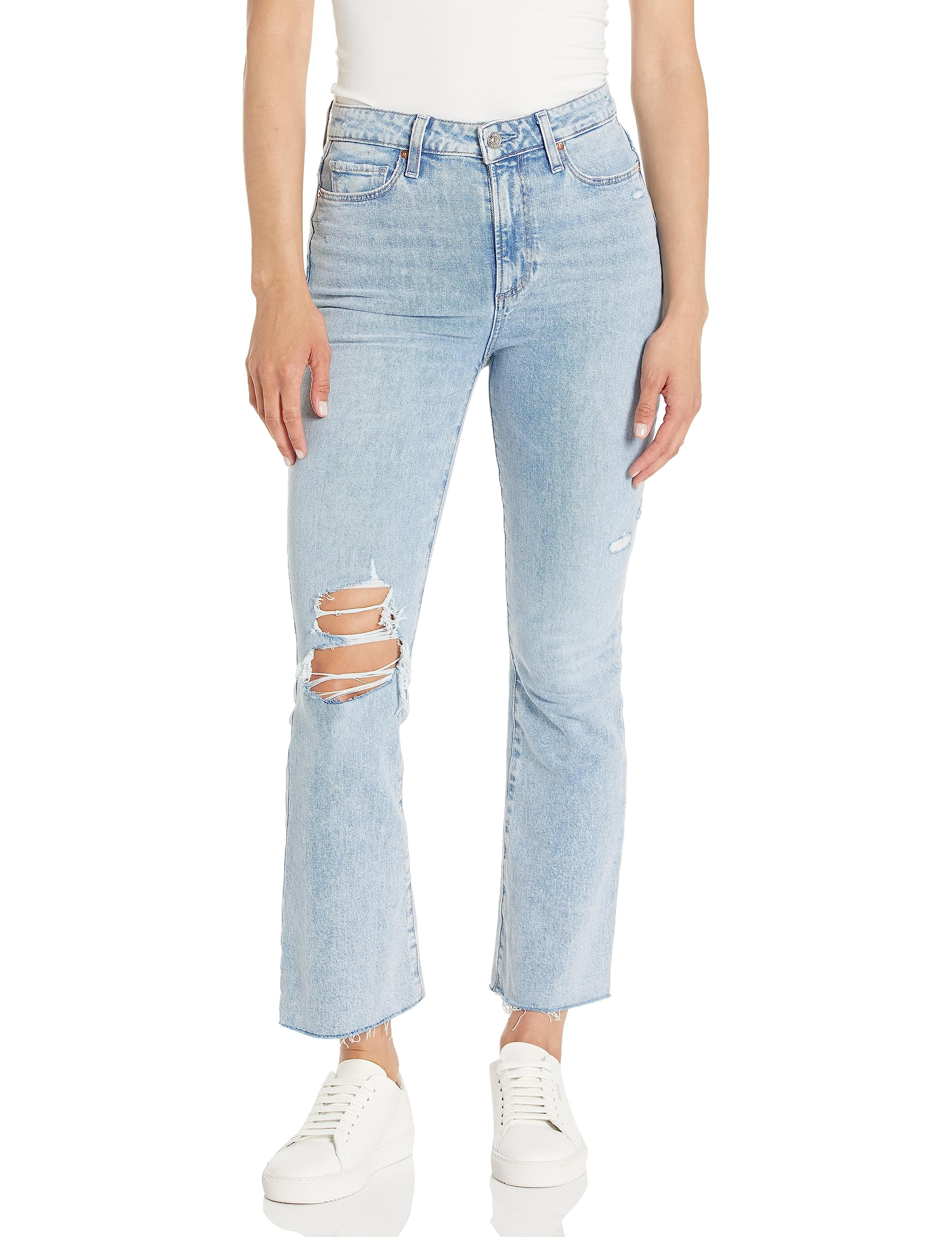 PAIGE Women's Claudine Raw Hem