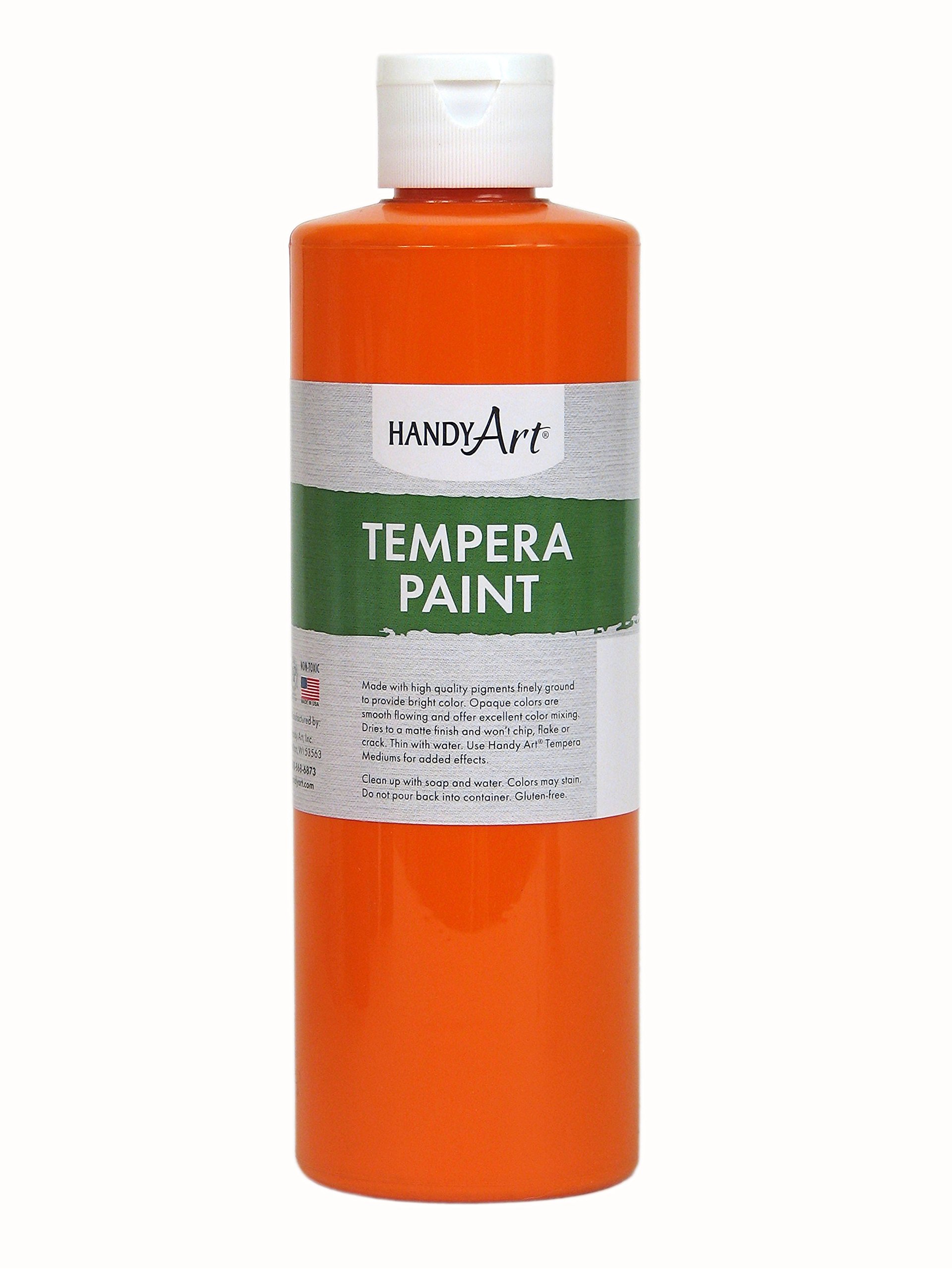 Handy Art Premium Tempera Paint, Blue, 16 oz Pint Bottle — view 39