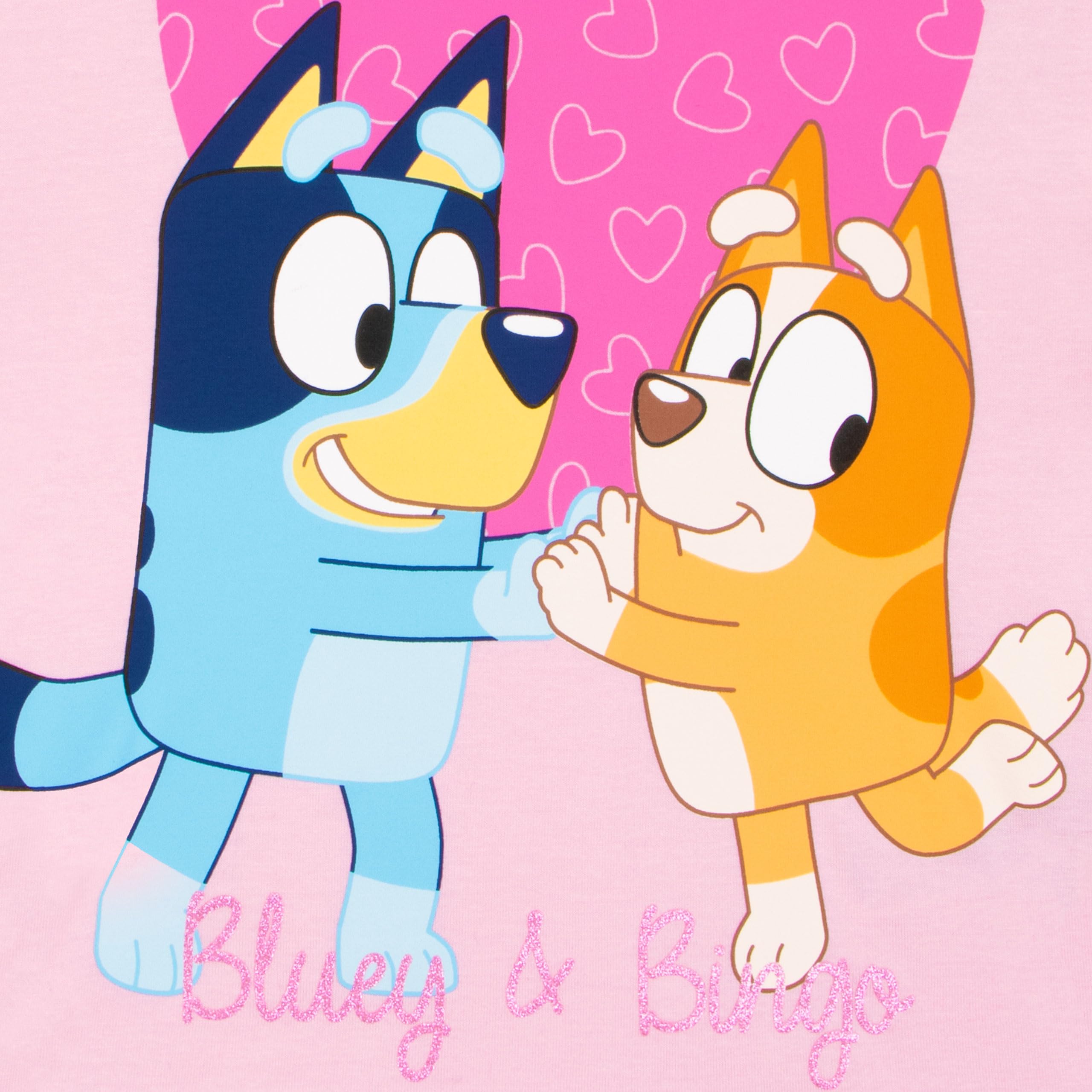 Koszulka Bluey | Koszulka dla Dziewcząt Bingo | Koszulki dla Dziewcząt | Letnie Ubrania dla Dziewcząt