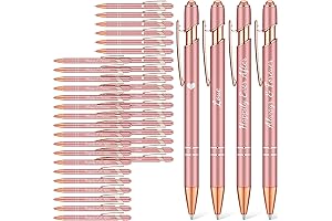 Sparkling 50-Pack Bridal Shower Ballpoint Pens with Stylus Tips