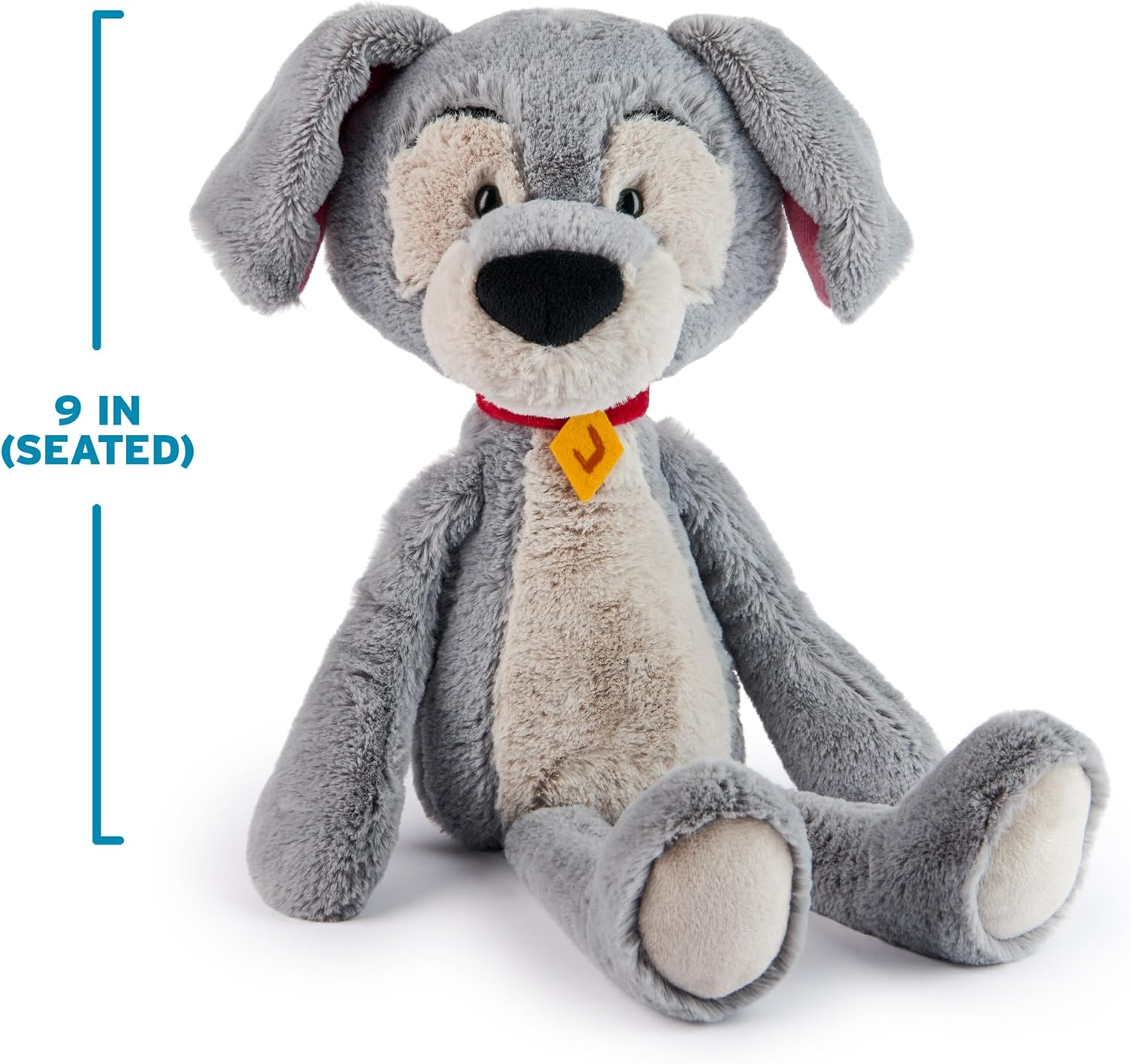 GUND Disney Official Tramp Toothpick Plush, Lady and The Tamp, Tramp Dog Stuffed Animal for Ages 1 and Up, Gray, 15” - Image 6