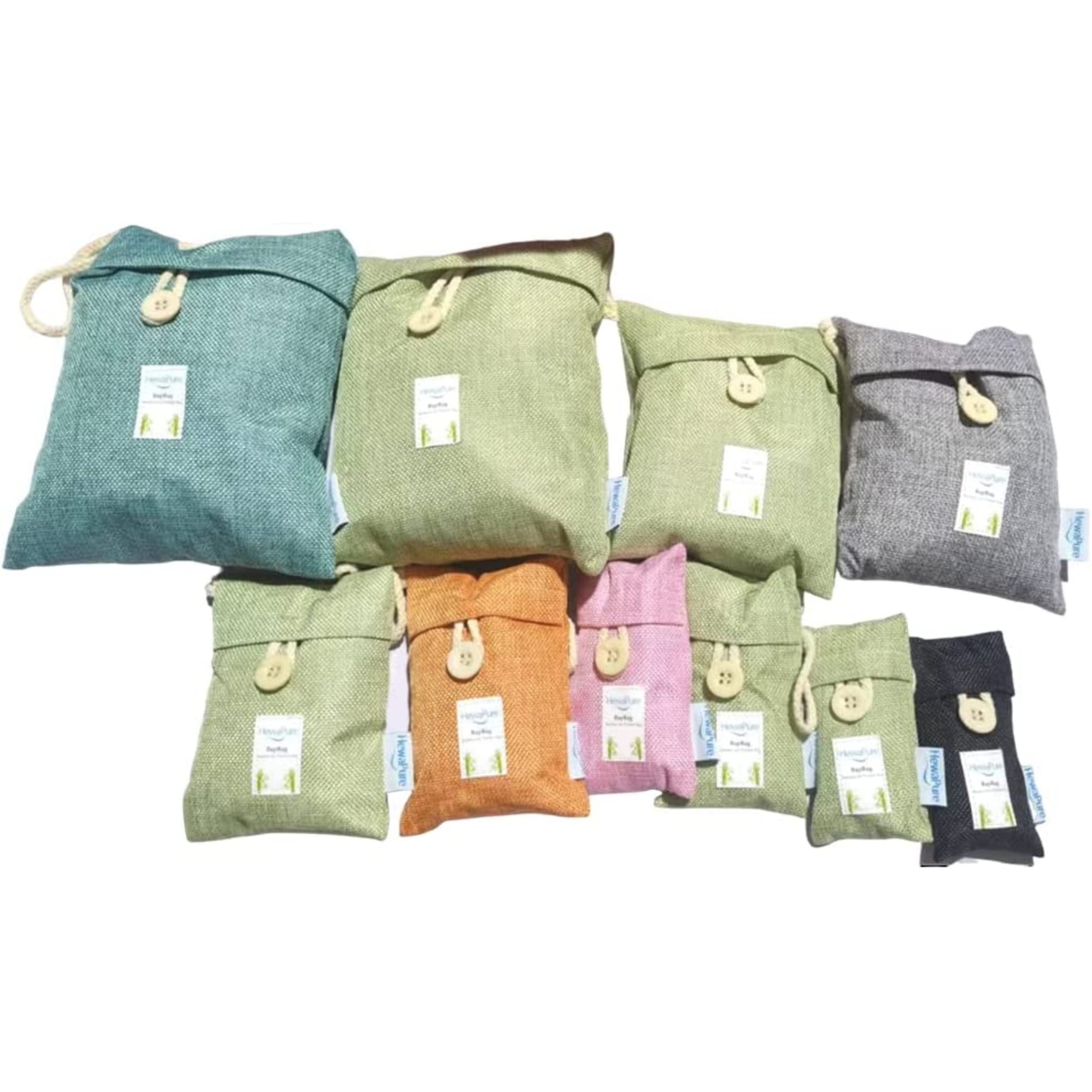 HewaPure BAPBAG 10 Pack, Activated Bamboo Charcoal Air Purifier Bags