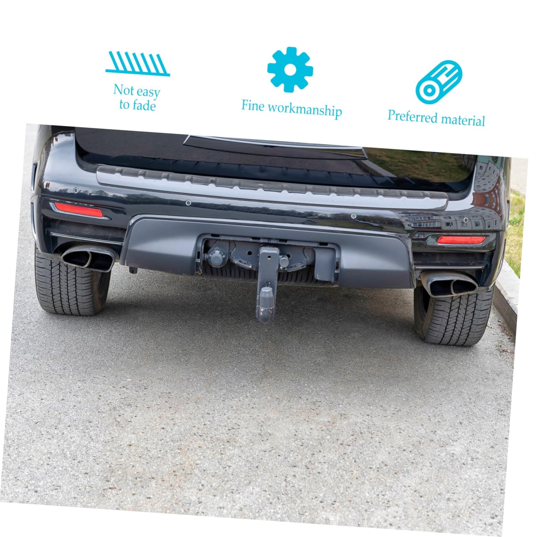 HANABASS Sfera per Gancio di Traino da 50mm Cromata Protezione dalla Ruggine e Forza di Trazione Affidabile, Accessorio Trailer per Auto per Festa Estiva e Soccorso Stradale