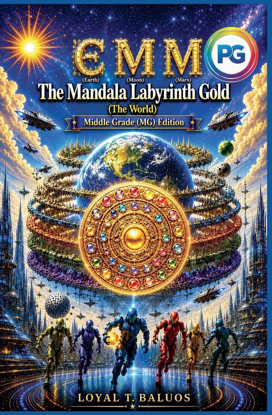 EMM (Earth) (Moon) (Mars) The Mandala Labyrinth Gold (The World) Middle Grade (MG) Edition