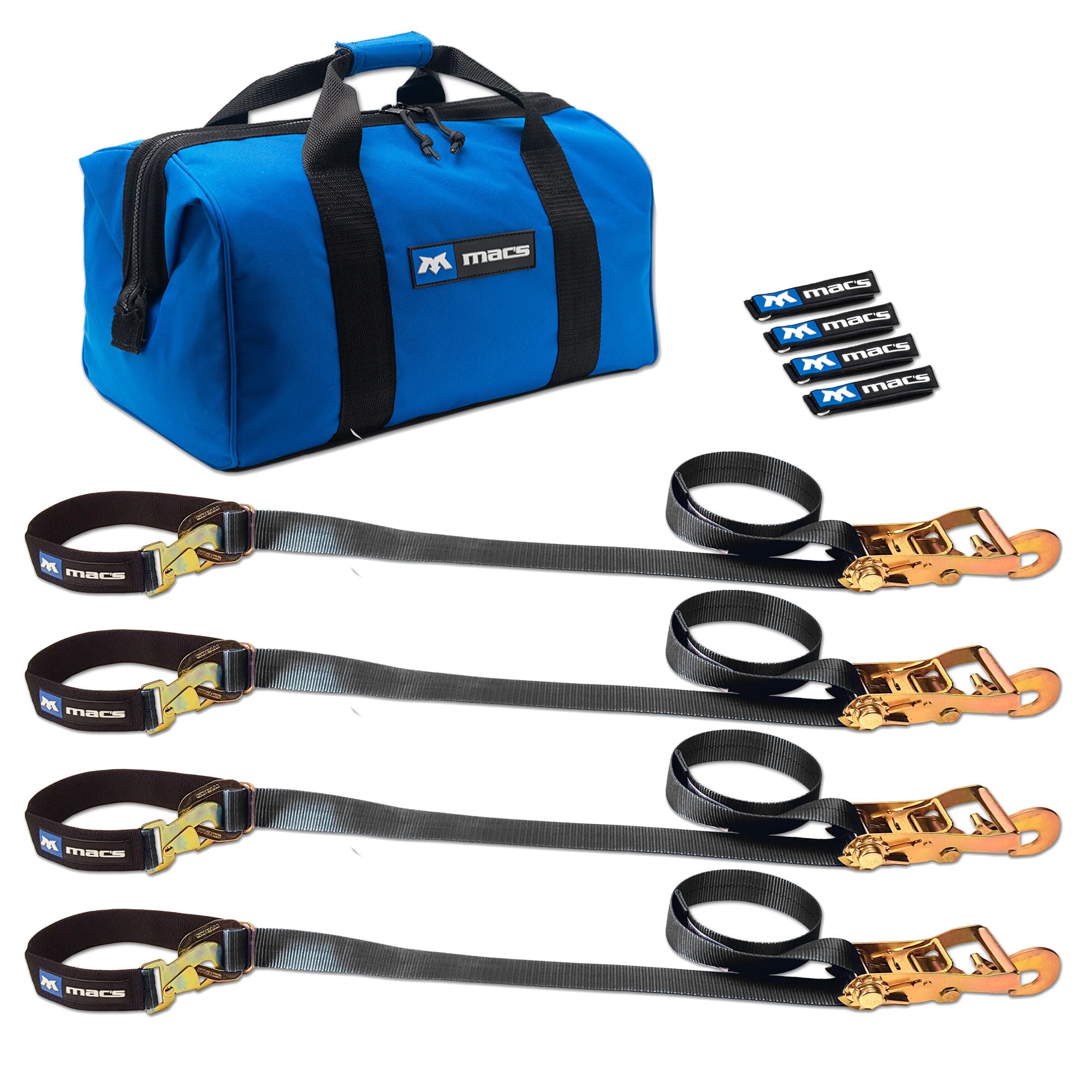 Mac's Tie-Downs UTV (Side by Side) Tie Down Pack-Black