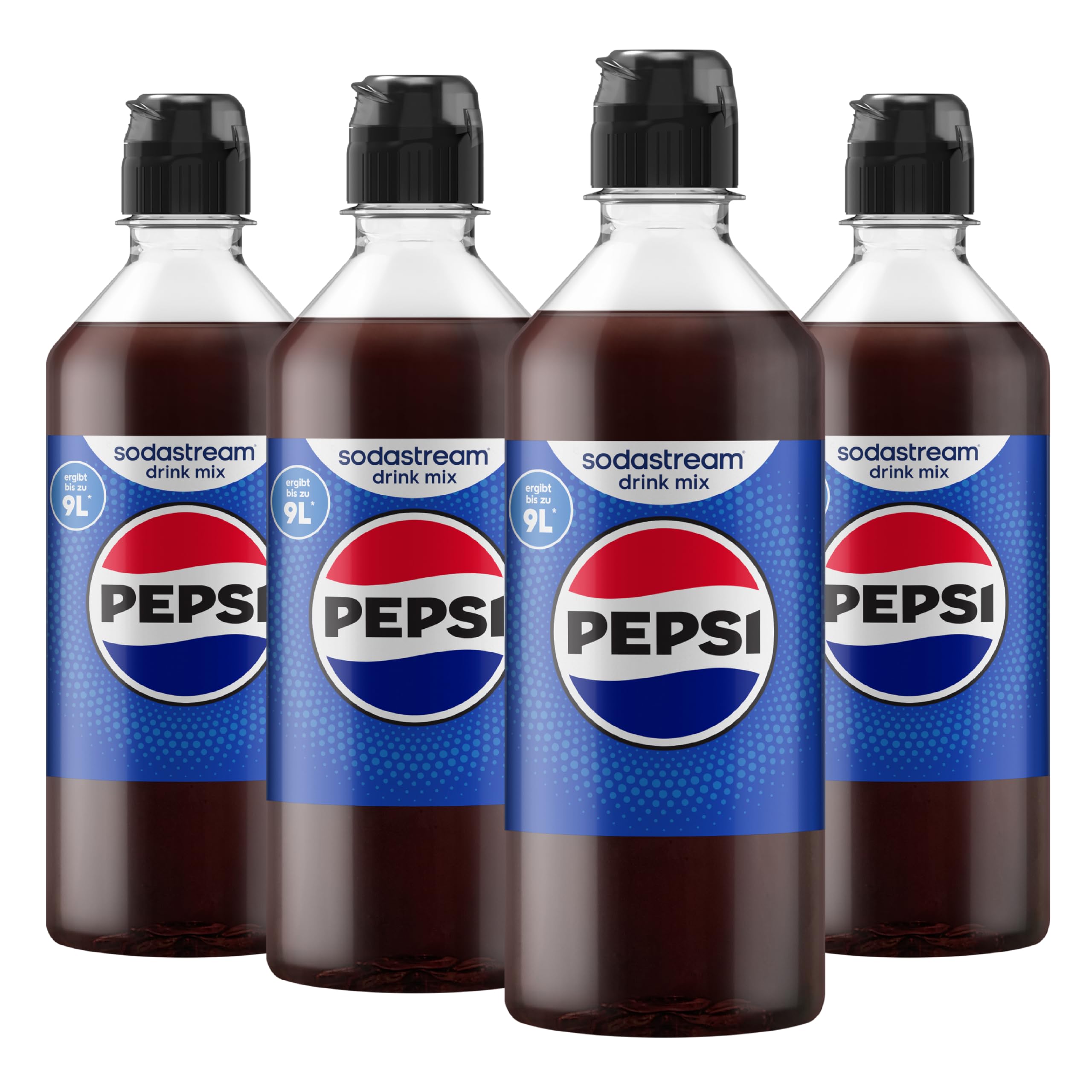 Sodastream drink mix Pepsi, Cola Sirup, 4er Pack (4 x 440 ml)