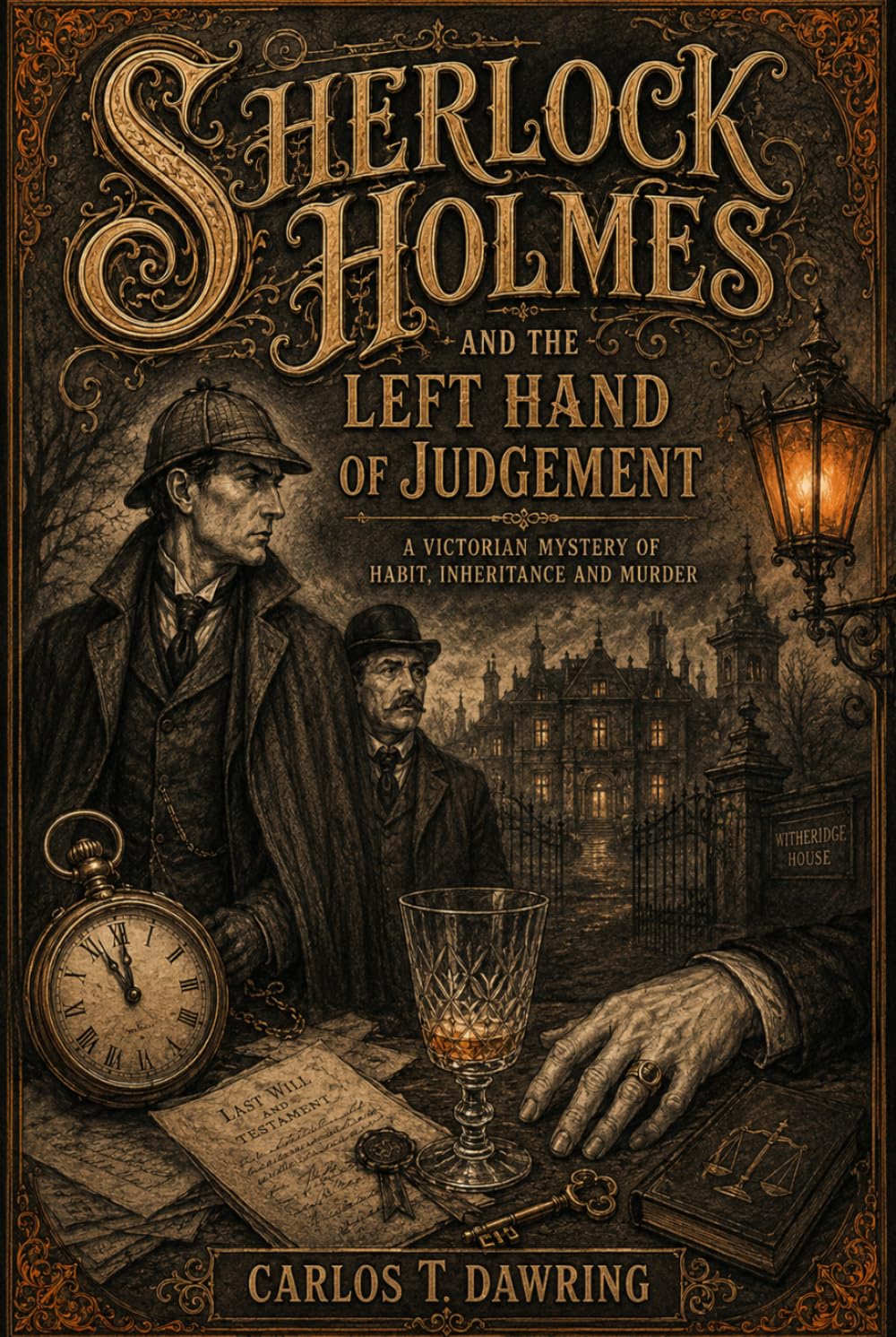 Sherlock Holmes and the Left Hand of Judgement: A Victorian Mystery of Habit, Inheritance and Murder (The Carlos T Dawring Victorian Murder Mysteries)