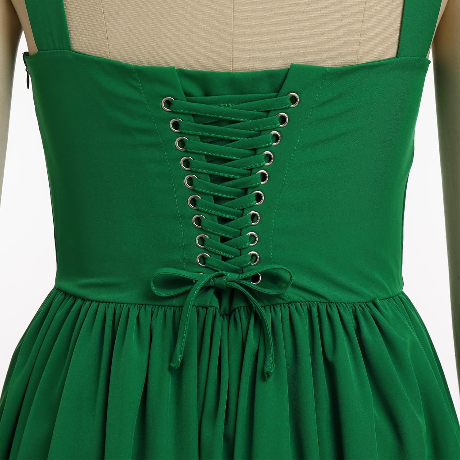 Women's Corset Dress Floral Mini Sexy Spaghetti Straps Low Cut Lace Short Dress Ruffle Summer Bustier Sundress - Image 5