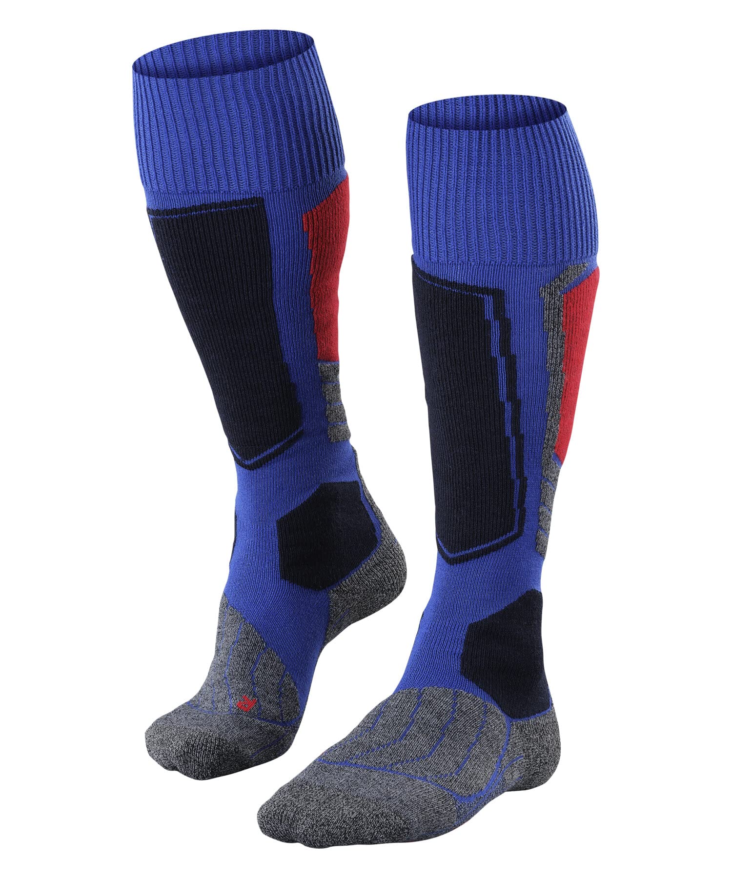 FALKE SK1 Comfort M Kh lana filo funzionale caldi spessi 1 paio, Calzini da sci Uomo, Blu Olympic 6940, 46-48