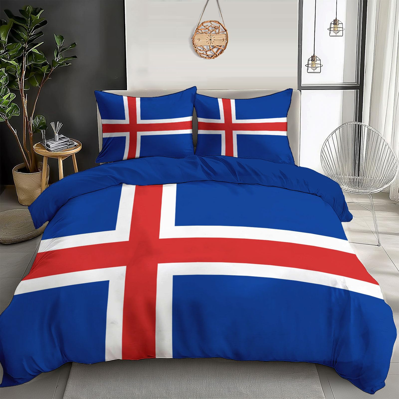 Couette Islande légère et douce anti-transpiration pour lit deux personnes