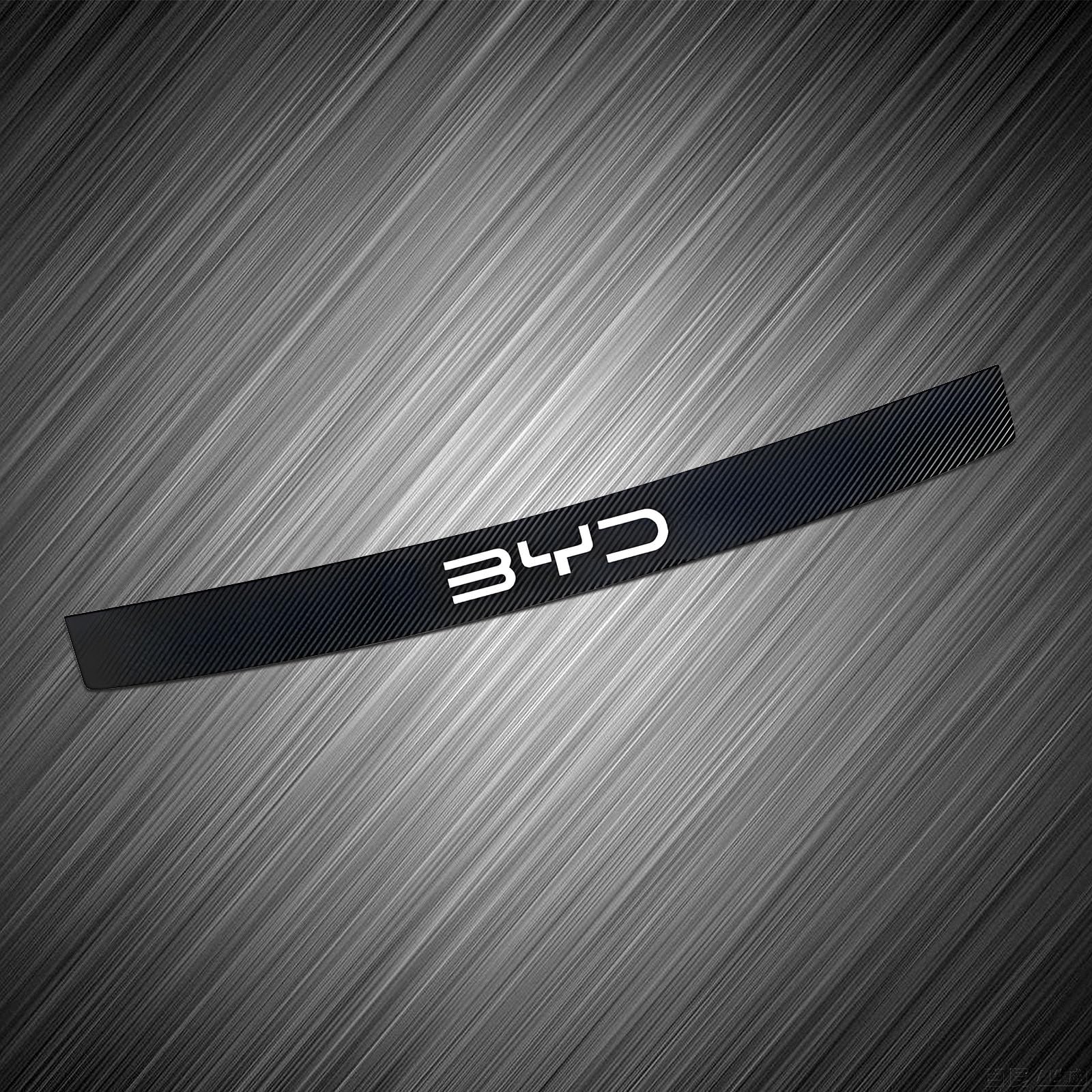 Wenineties Normal Car Rear Bumper Protector For Byd Seal U Sealion 7 Atto 3 Atto 2 Dolphin Surf Accessories, Carbon Fiber Bumper Protector - Strip Sticker Styling Accessories
