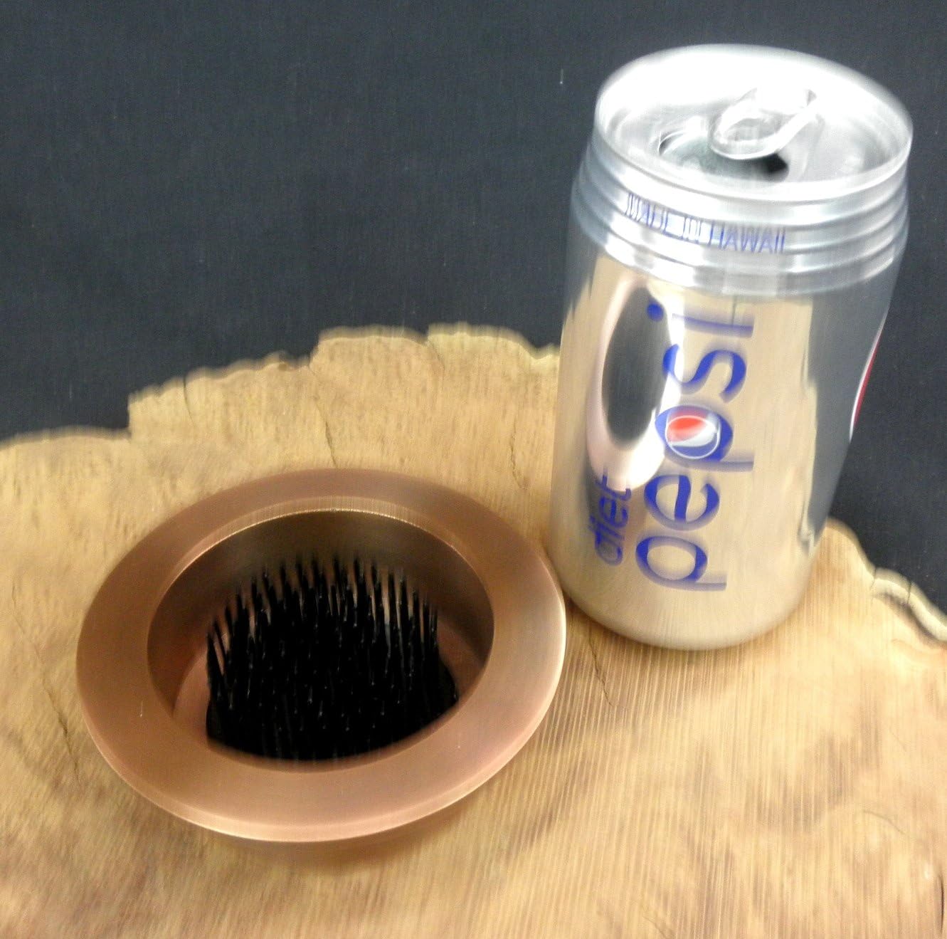 JWL HAWNKOA PRODUCTS JWL Solid Brass Water Holding Ikebana Cups 4" Lip Fits 3" Hole (Multi)