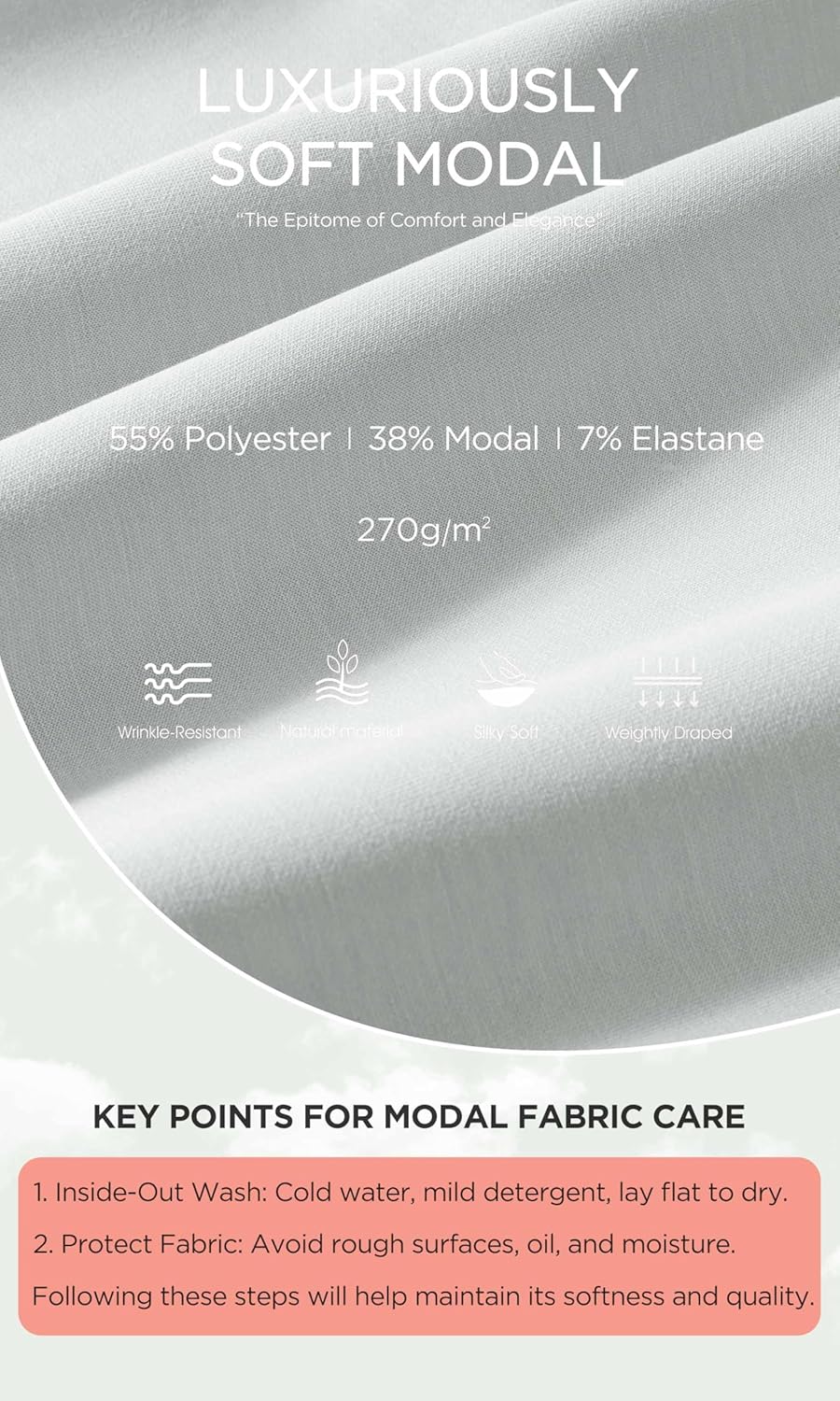 ODODOS Modal Soft Oversized Sweatshirts for Women Crew Neck Long Sleeve Relaxed Pullover Tops - Image 6