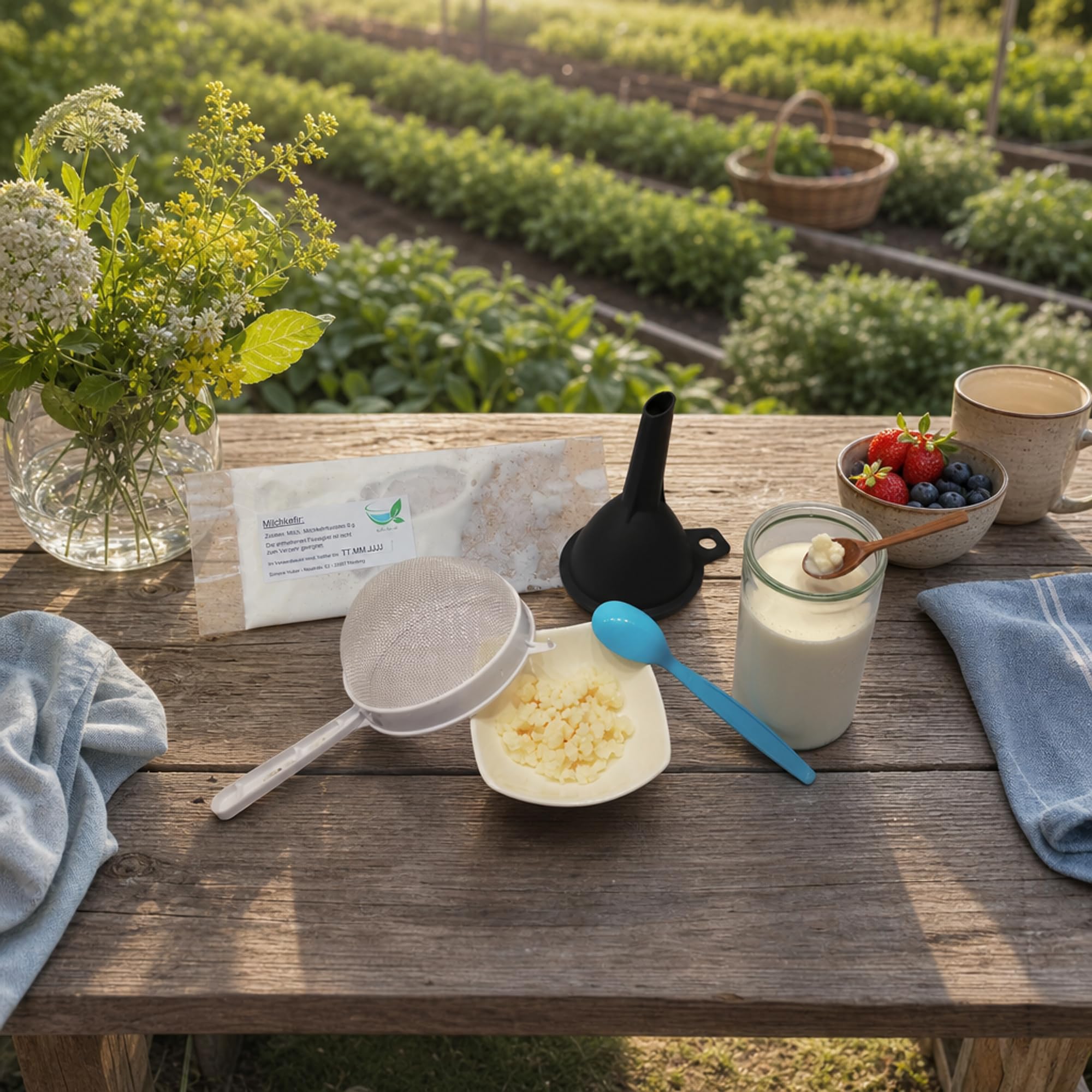 Starterset Milchkefir klein, Kefirknollen zur Herstellung von Kefir, aktiv und vital