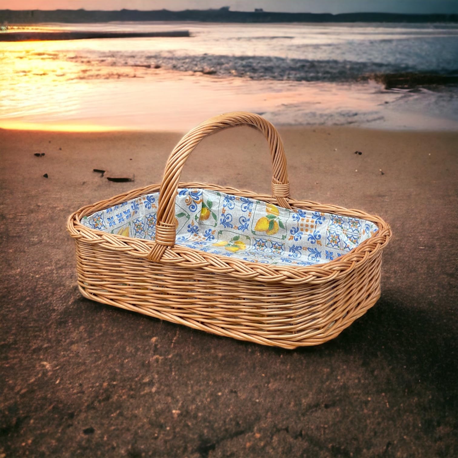 Panier En Osier Format Plateau