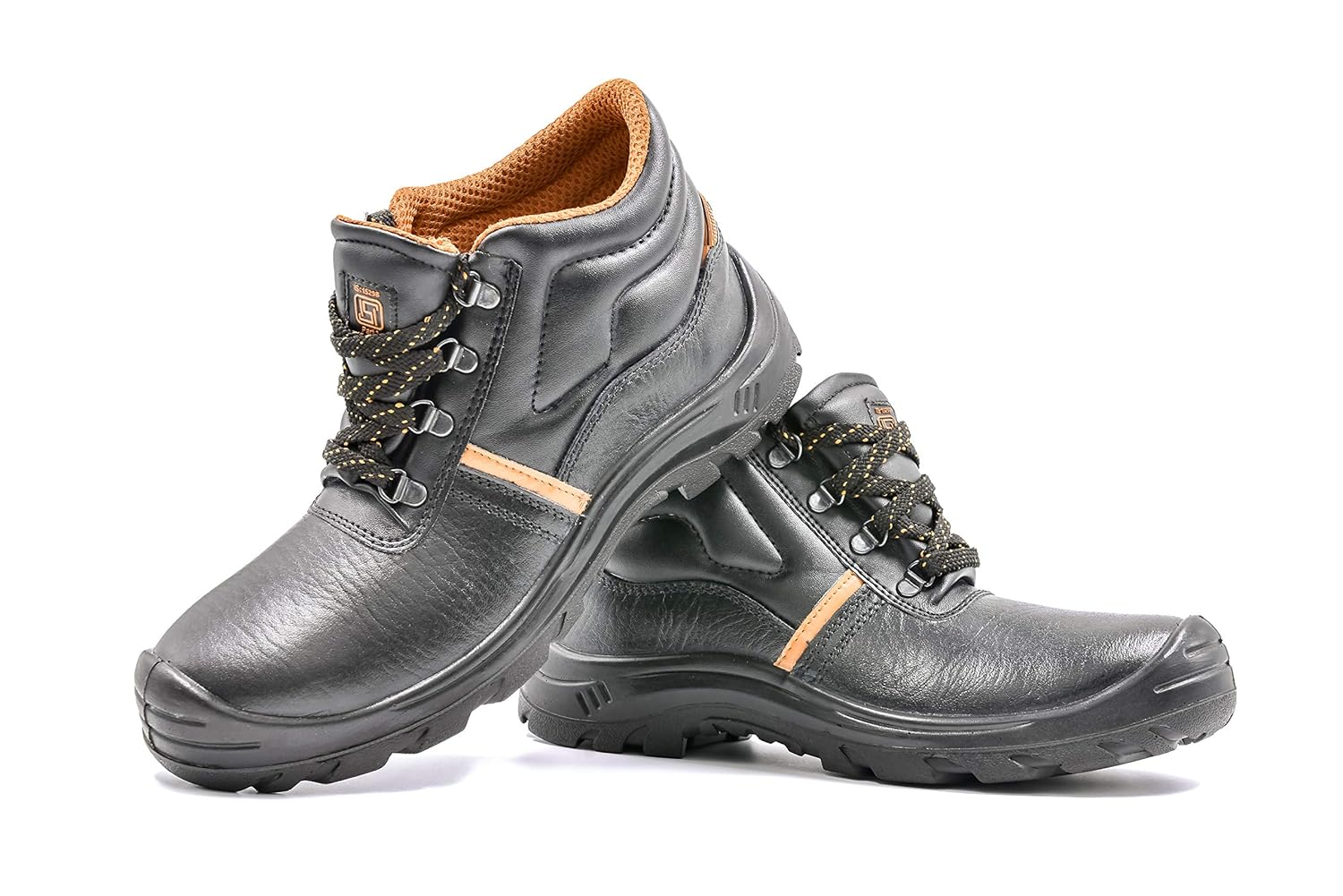 Hillson Apache Men's ISI Approved Steel Toe Leather Safety Shoe (Size6